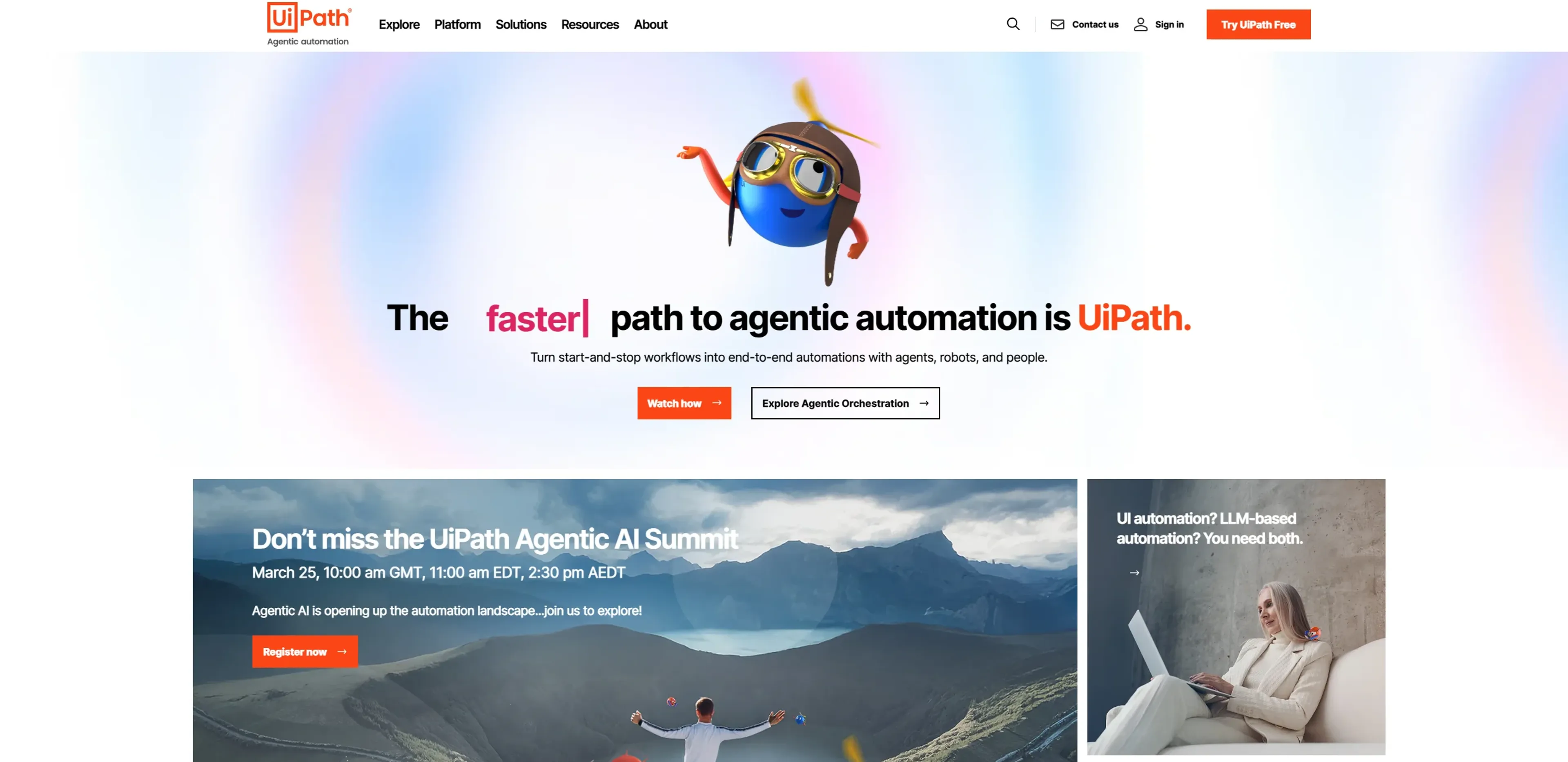 Image related to UiPath, an AI tool for building and deploying autonomous agents.