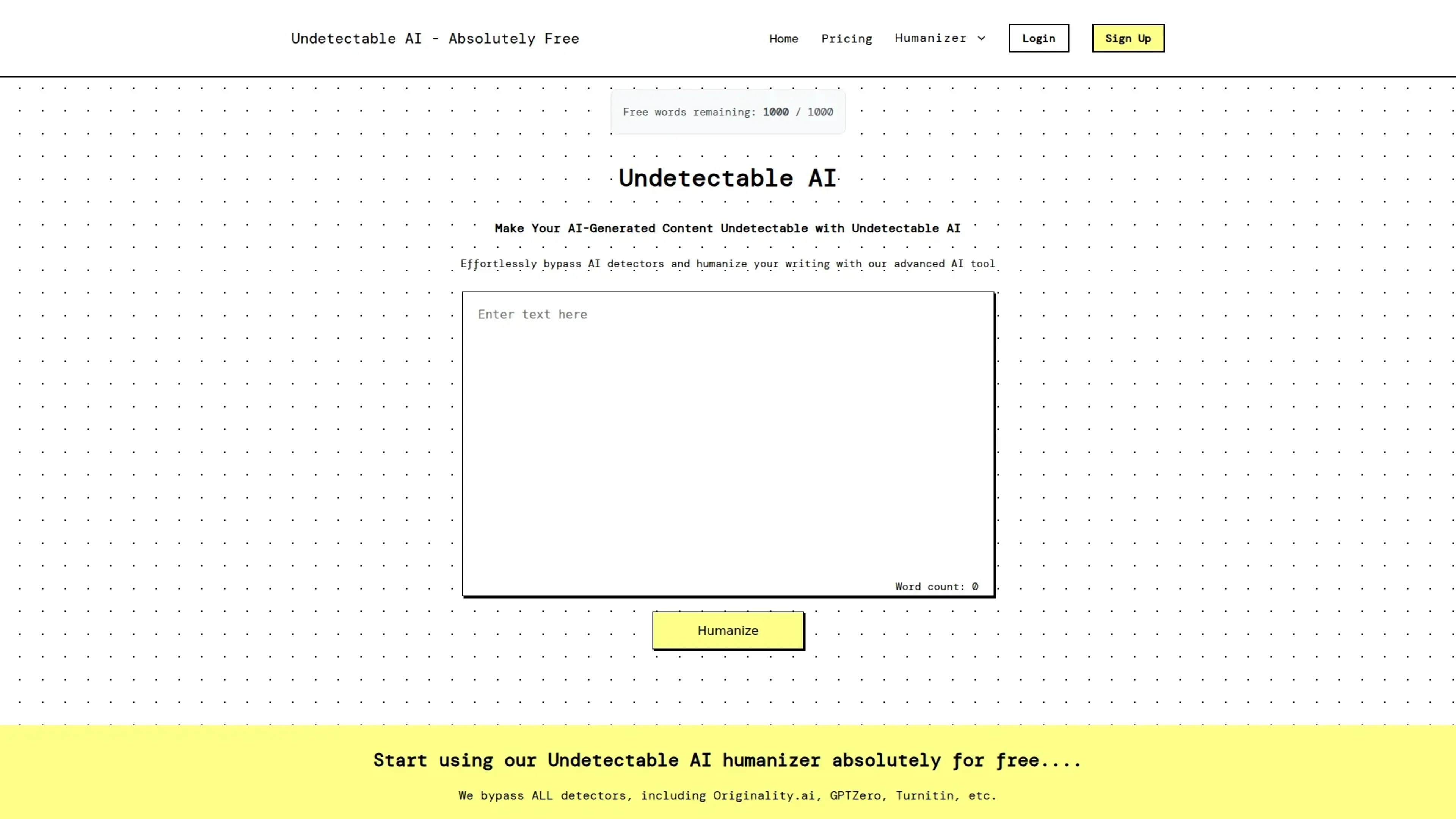 Image related to Undetectable AI Pro, an AI tool for rephrasing and improving text.