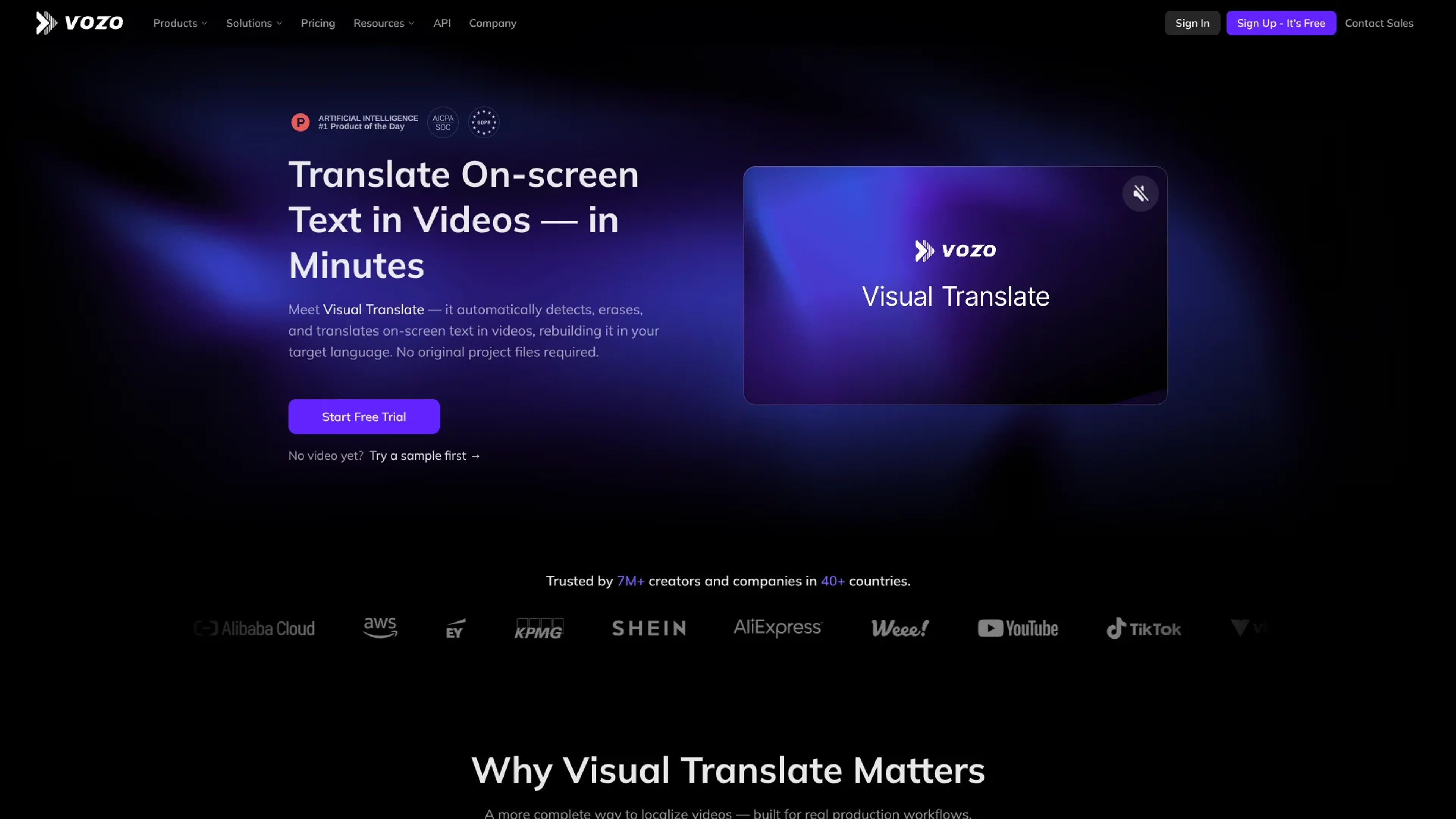 Image related to Visual Translate, an AI tool for translating text or speech between languages.
