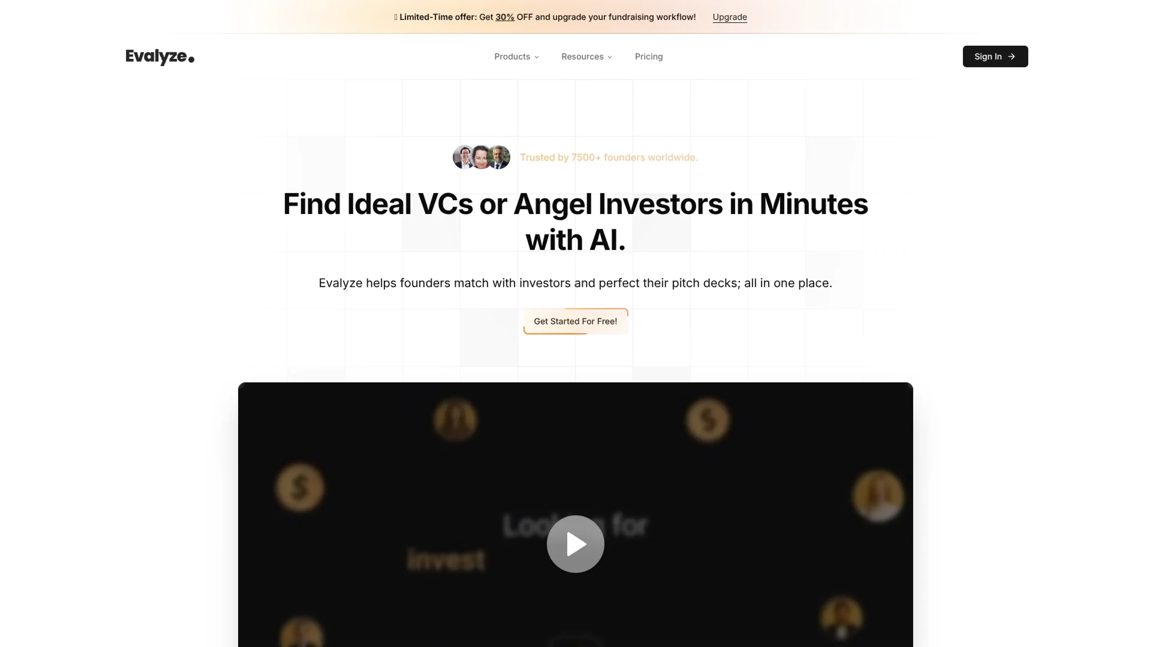 Image related to Evalyze, an AI tool for helping startups build and grow efficiently.