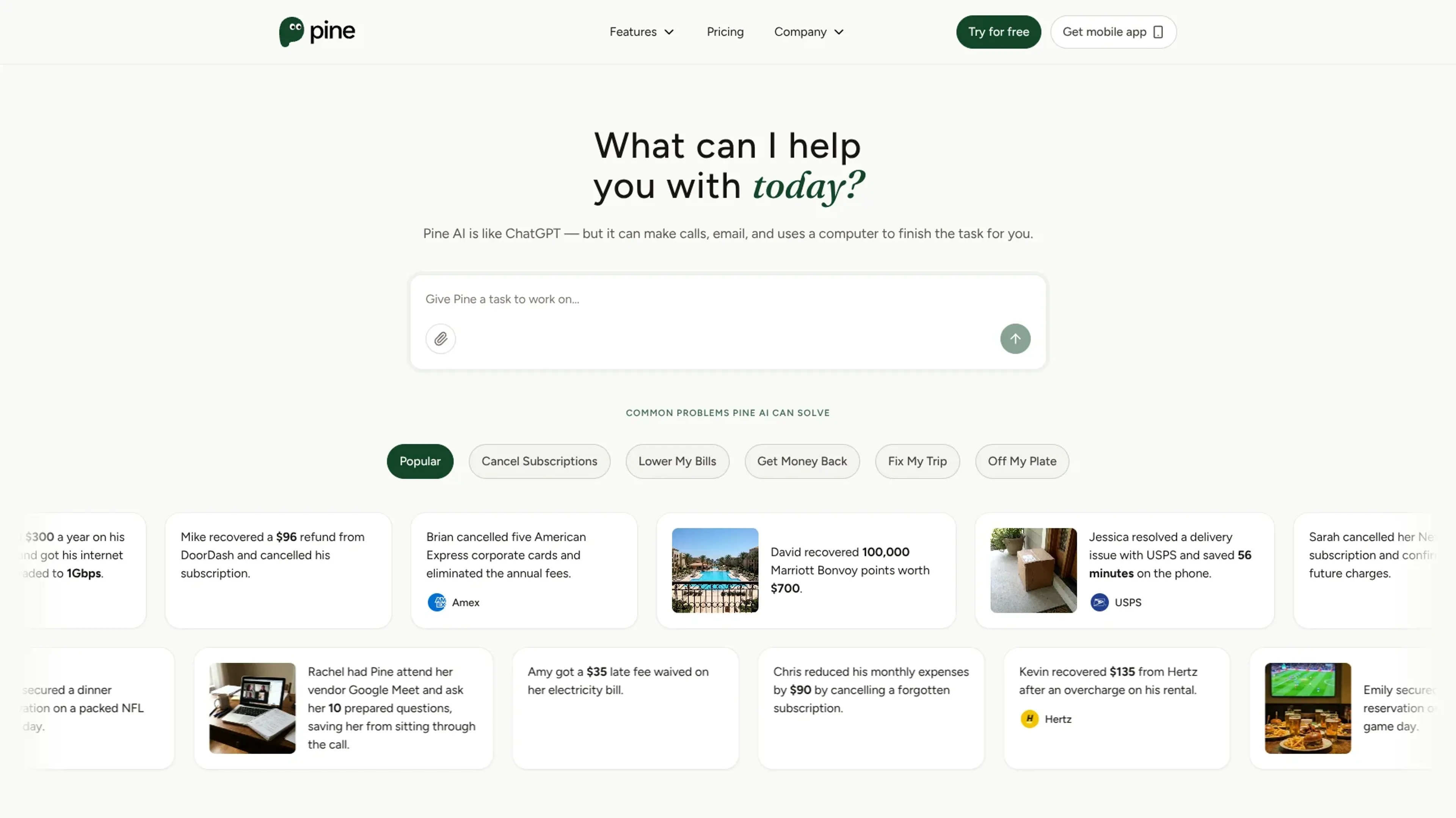Image related to Pine AI, an AI tool for building and deploying autonomous agents.
