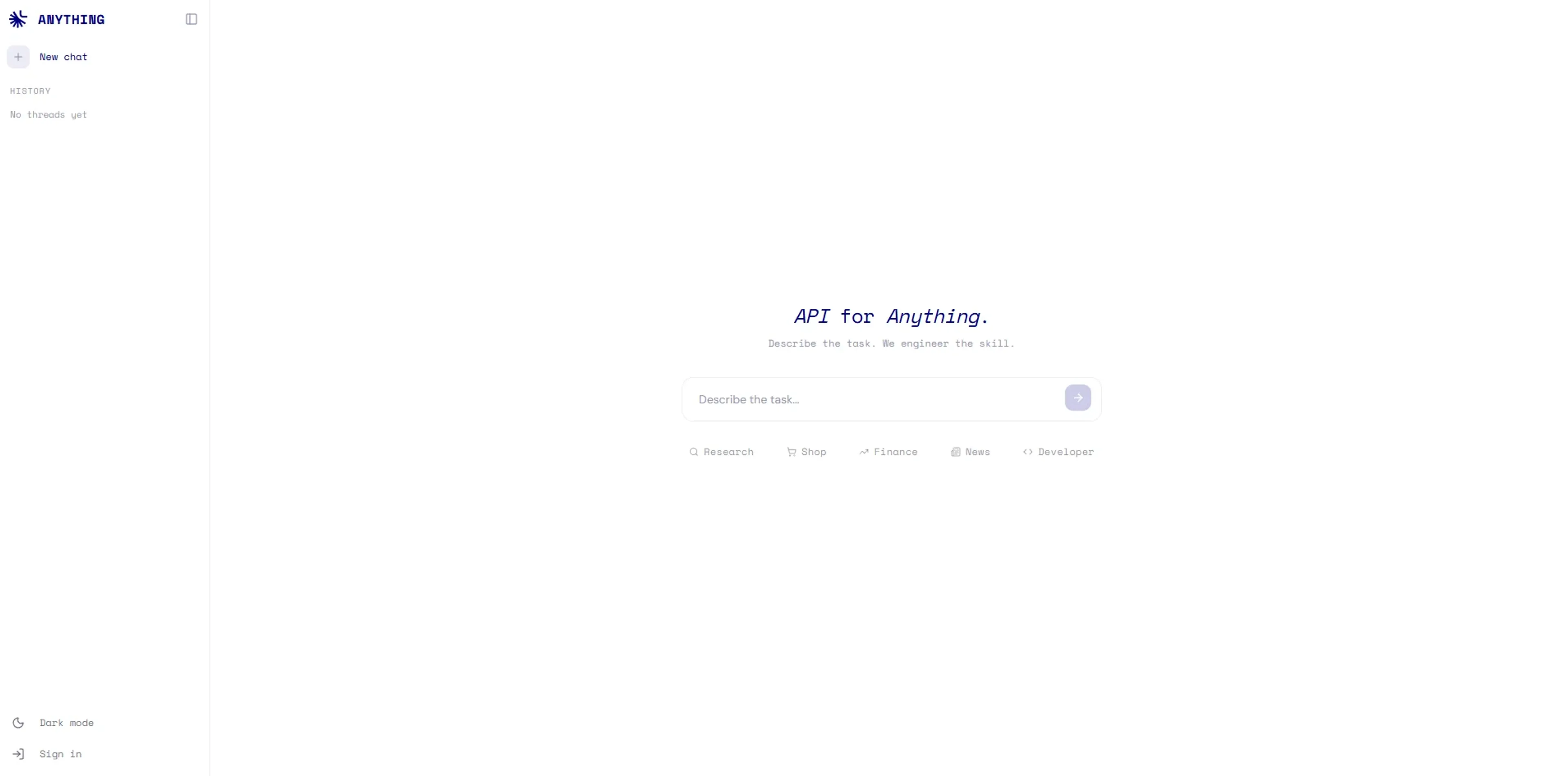 Anything API Featured