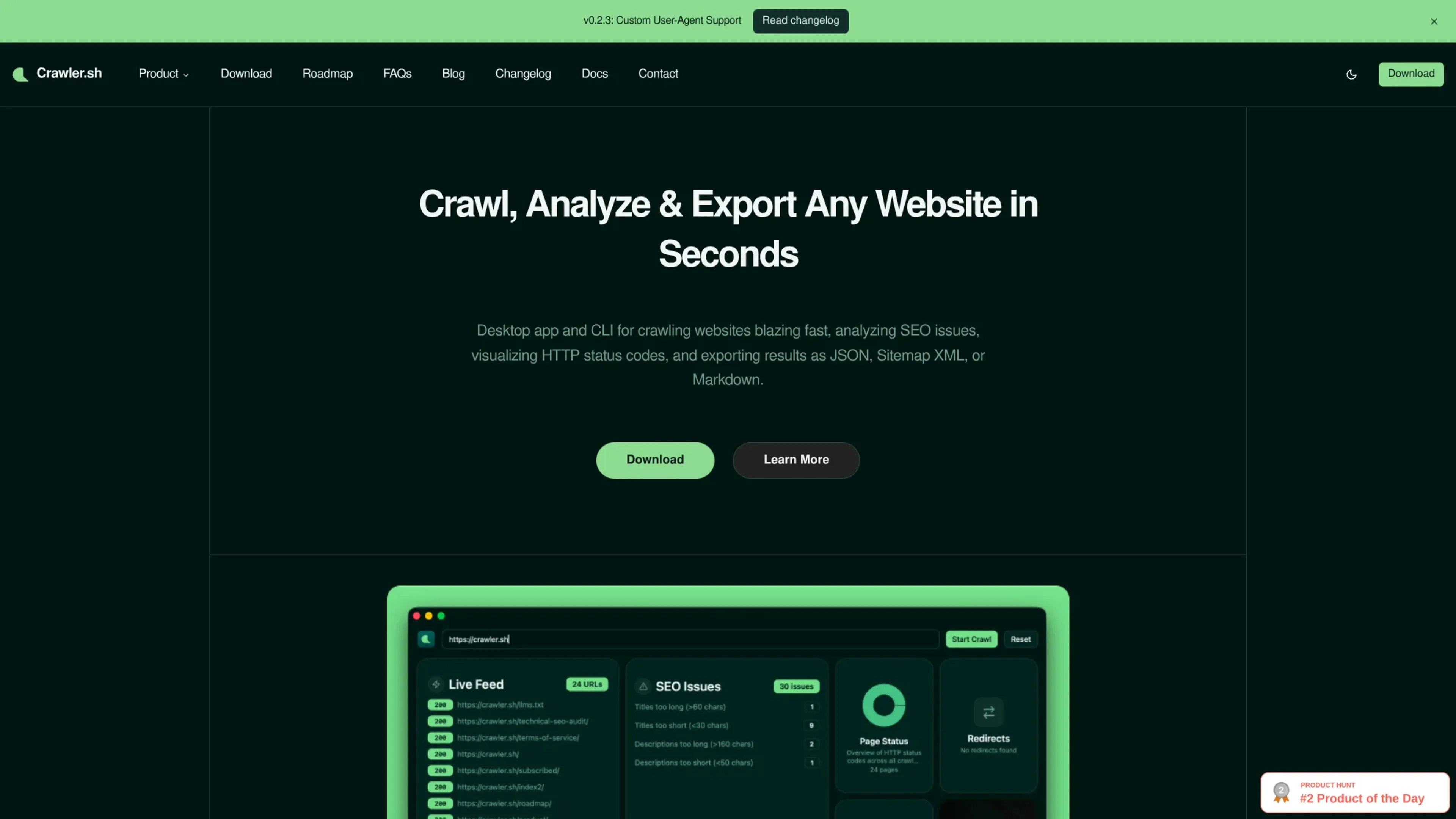 Image related to crawler.sh, an AI tool for improving search engine optimization.