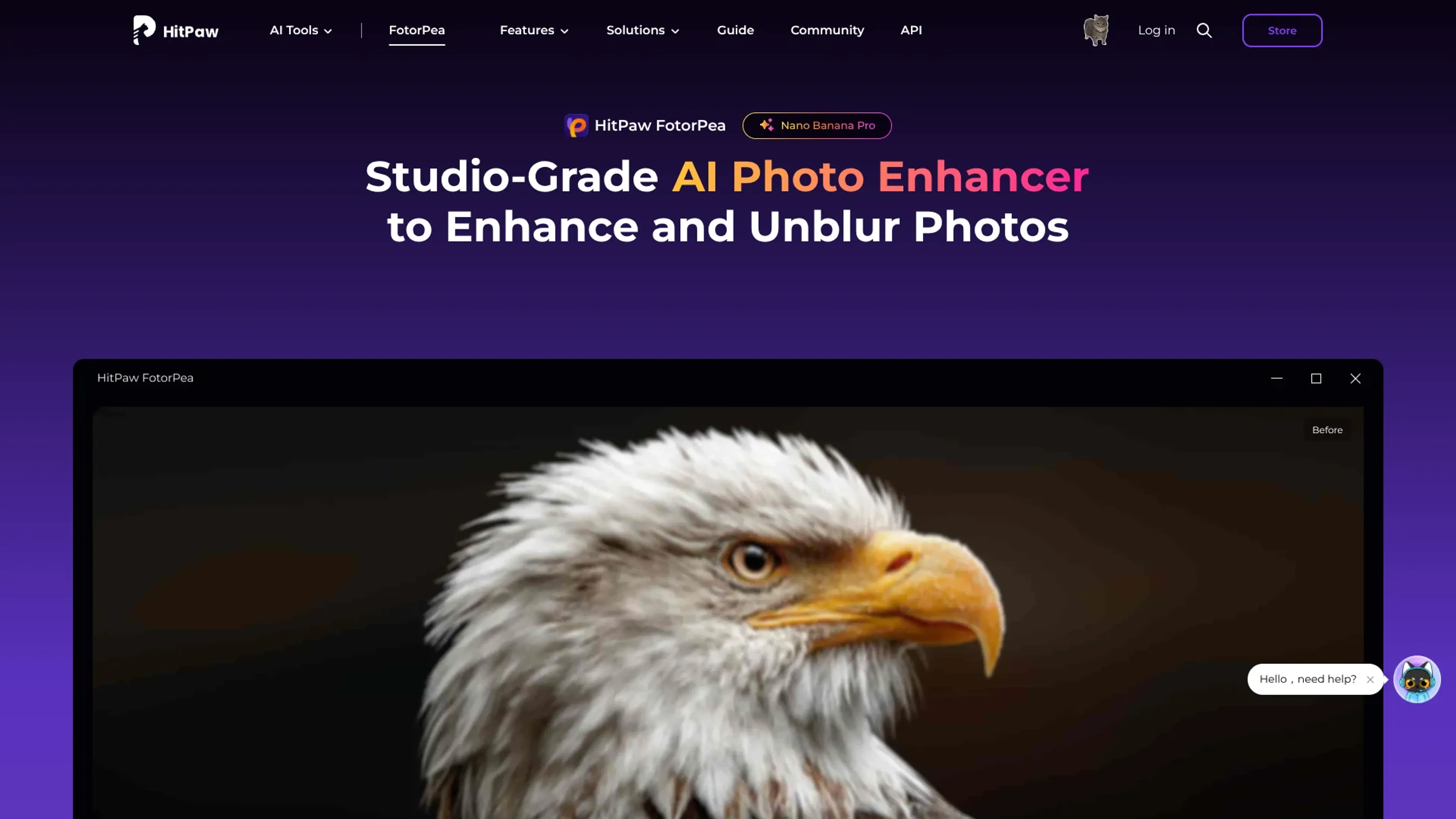 Image related to HitPaw FotorPea, an AI tool for editing and enhancing images.