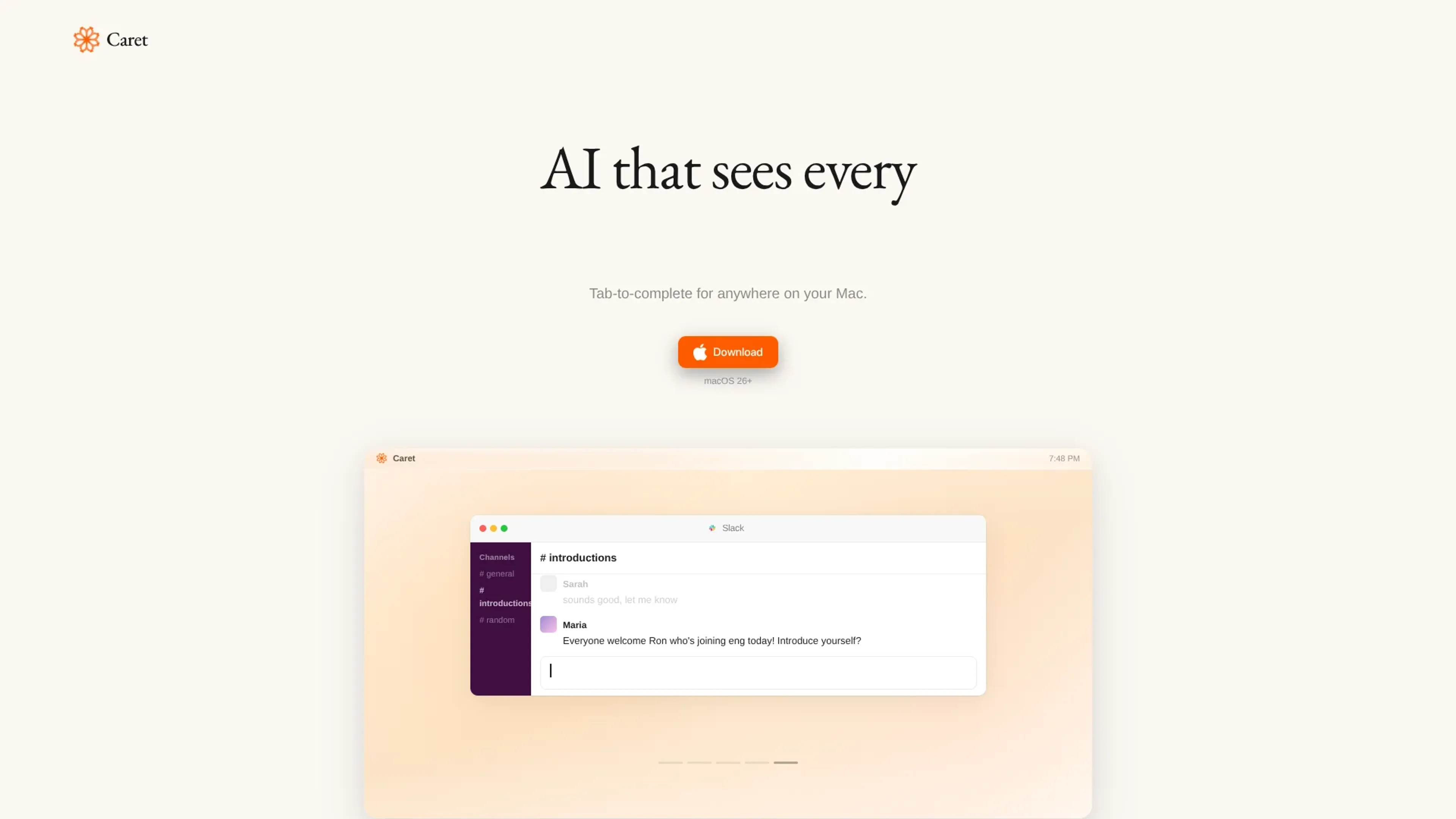 Image related to Caret, an AI tool for assisting with writing and content creation.