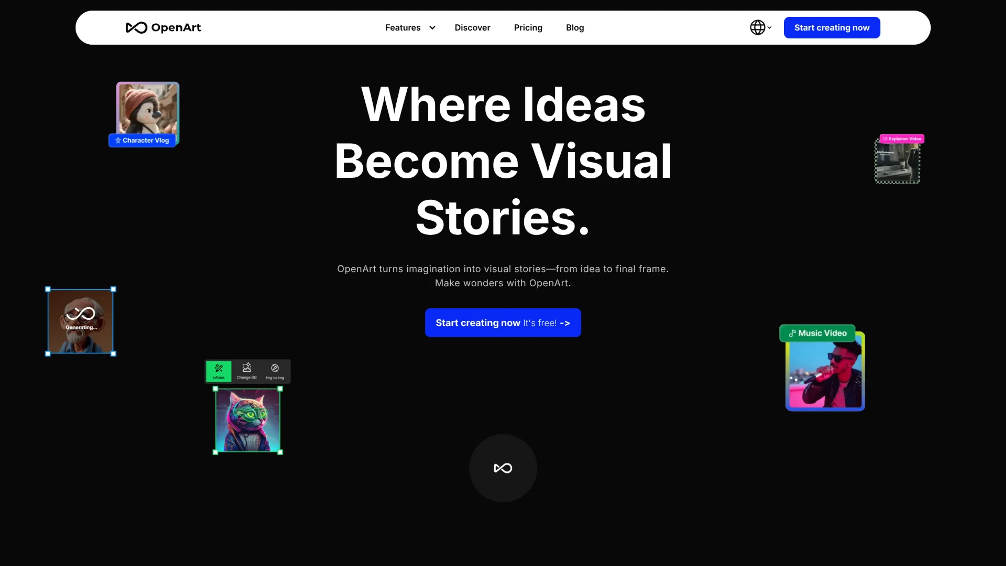 Image related to OpenArt, an AI tool for generating images from prompts.