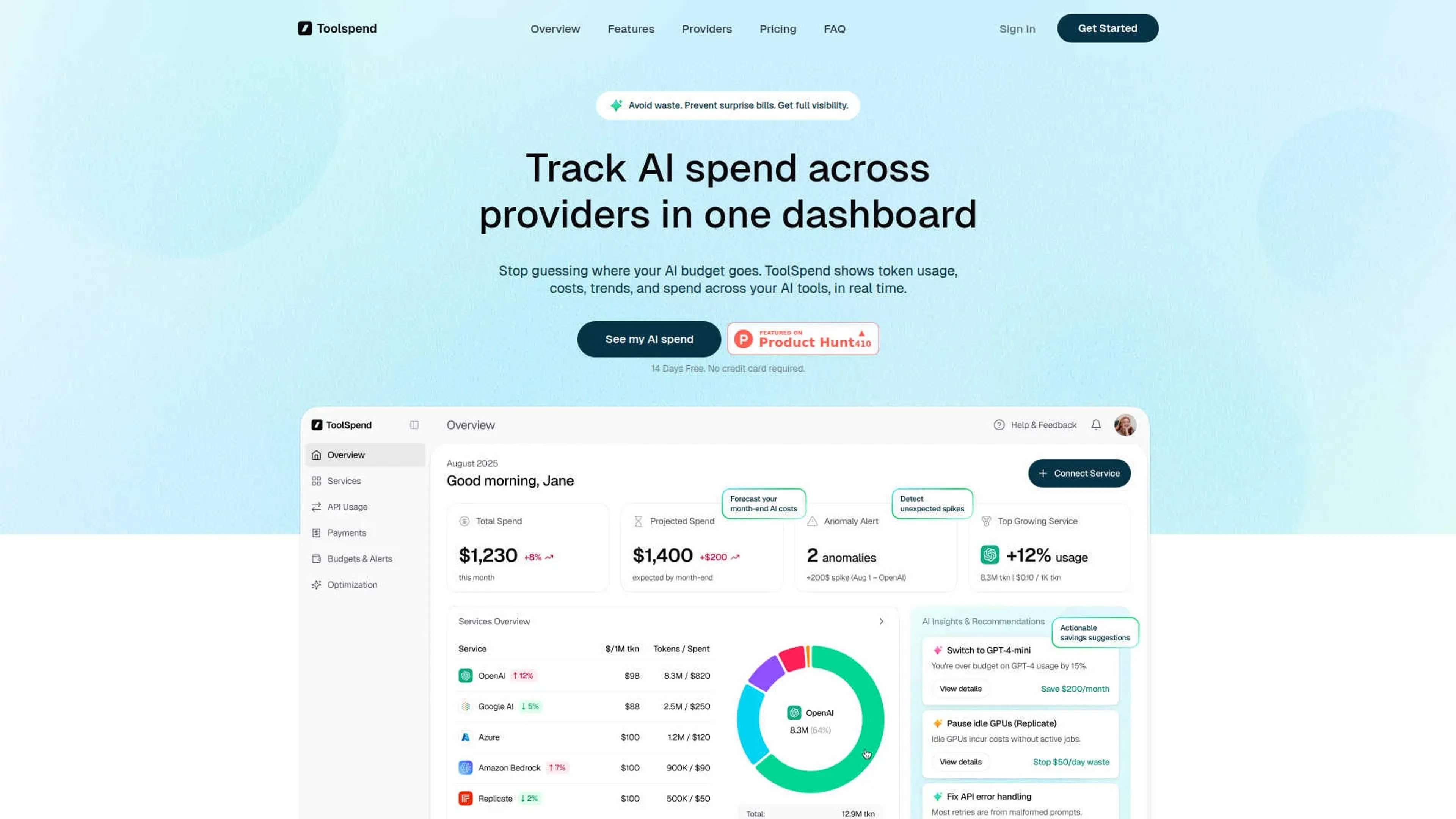 Image related to ToolSpend, an AI tool for financial analysis and management.