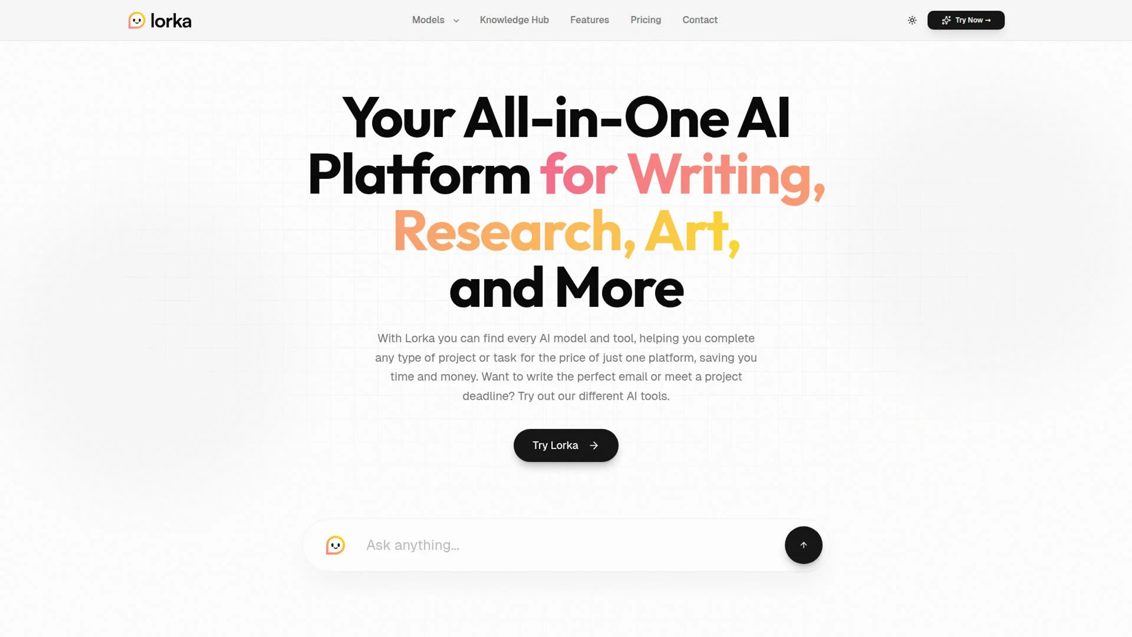 Image related to Lorka AI, an AI chatbot for conversations and customer interactions.