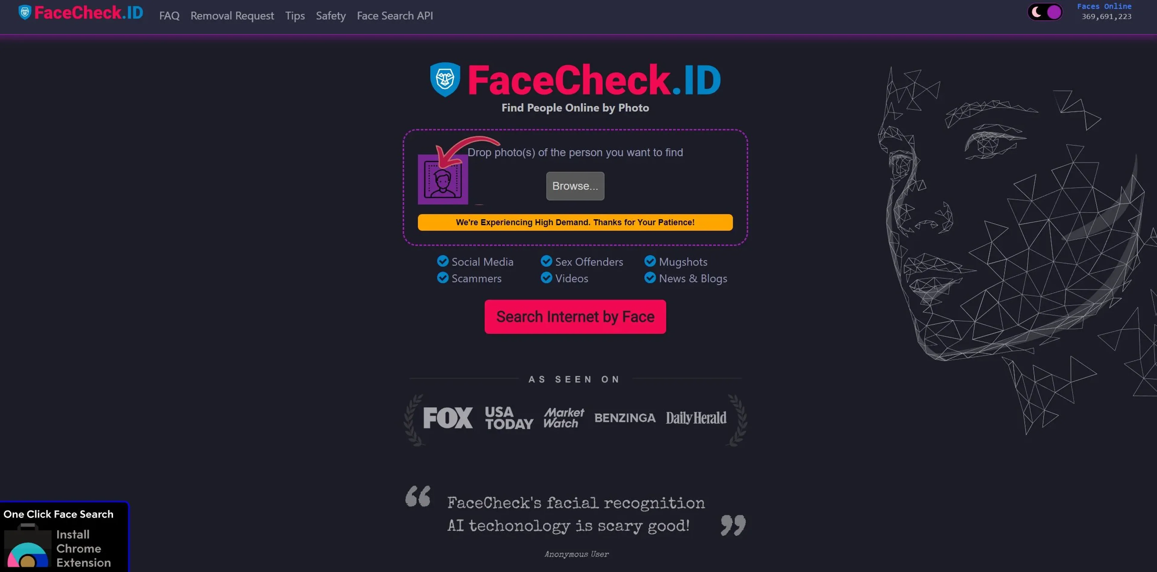 Image related to FaceCheck ID, an AI-powered search engine for smarter results.