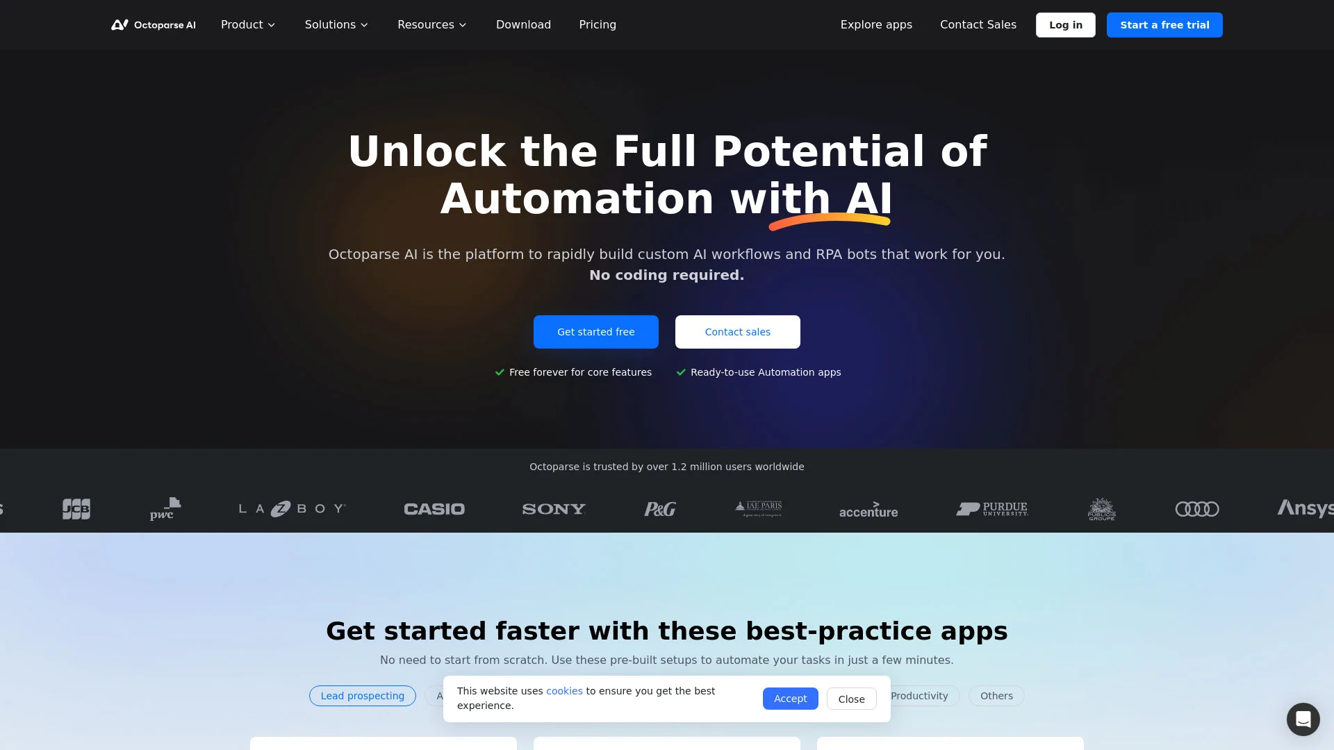 Octoparse AI manual_2 screenshot