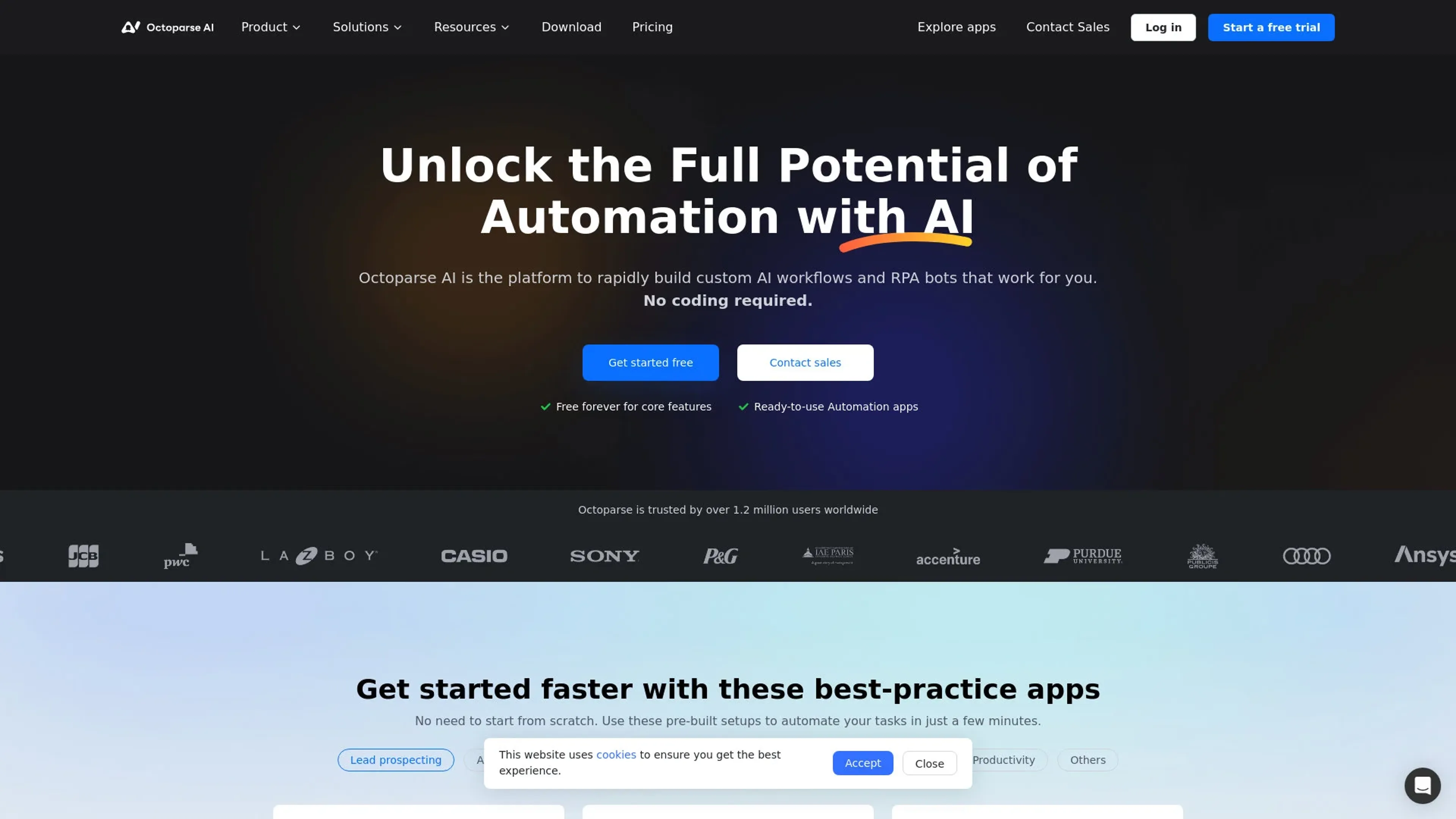 Octoparse AI Featured