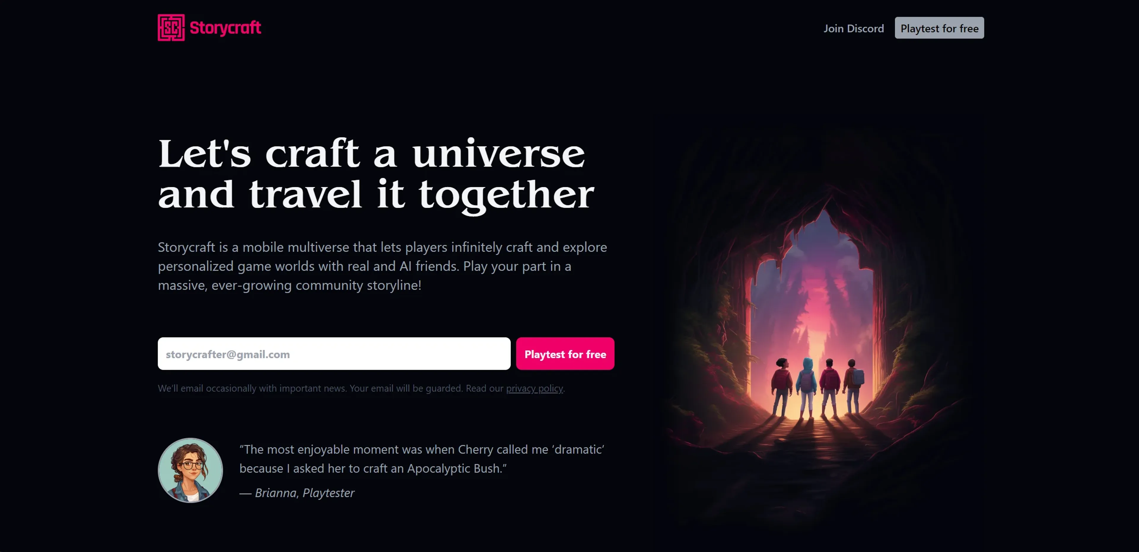 Image related to Storycraft, an AI tool for creating or enhancing games.