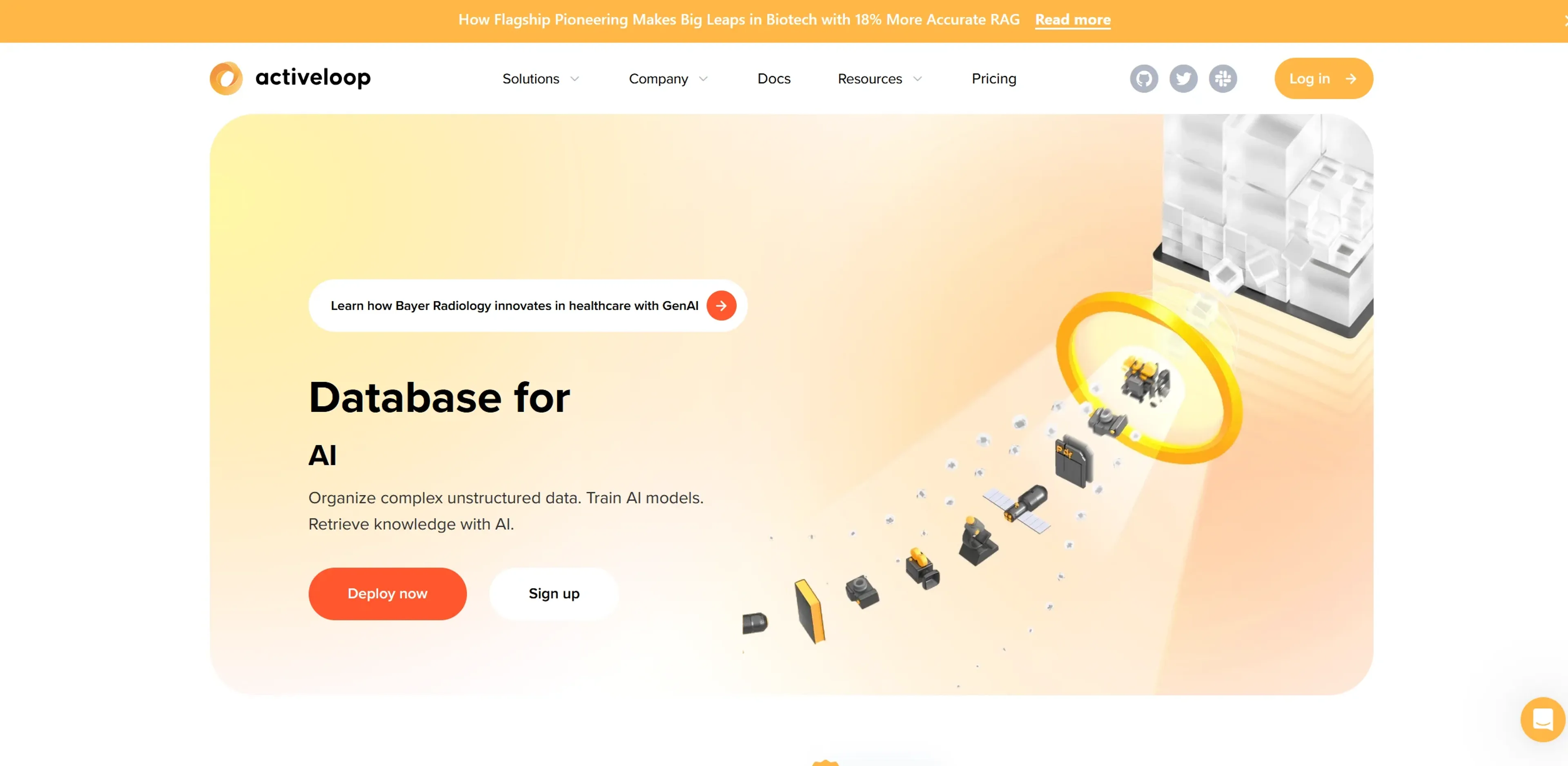 Image related to ActiveLoop.ai, an AI tool for building and deploying autonomous agents.