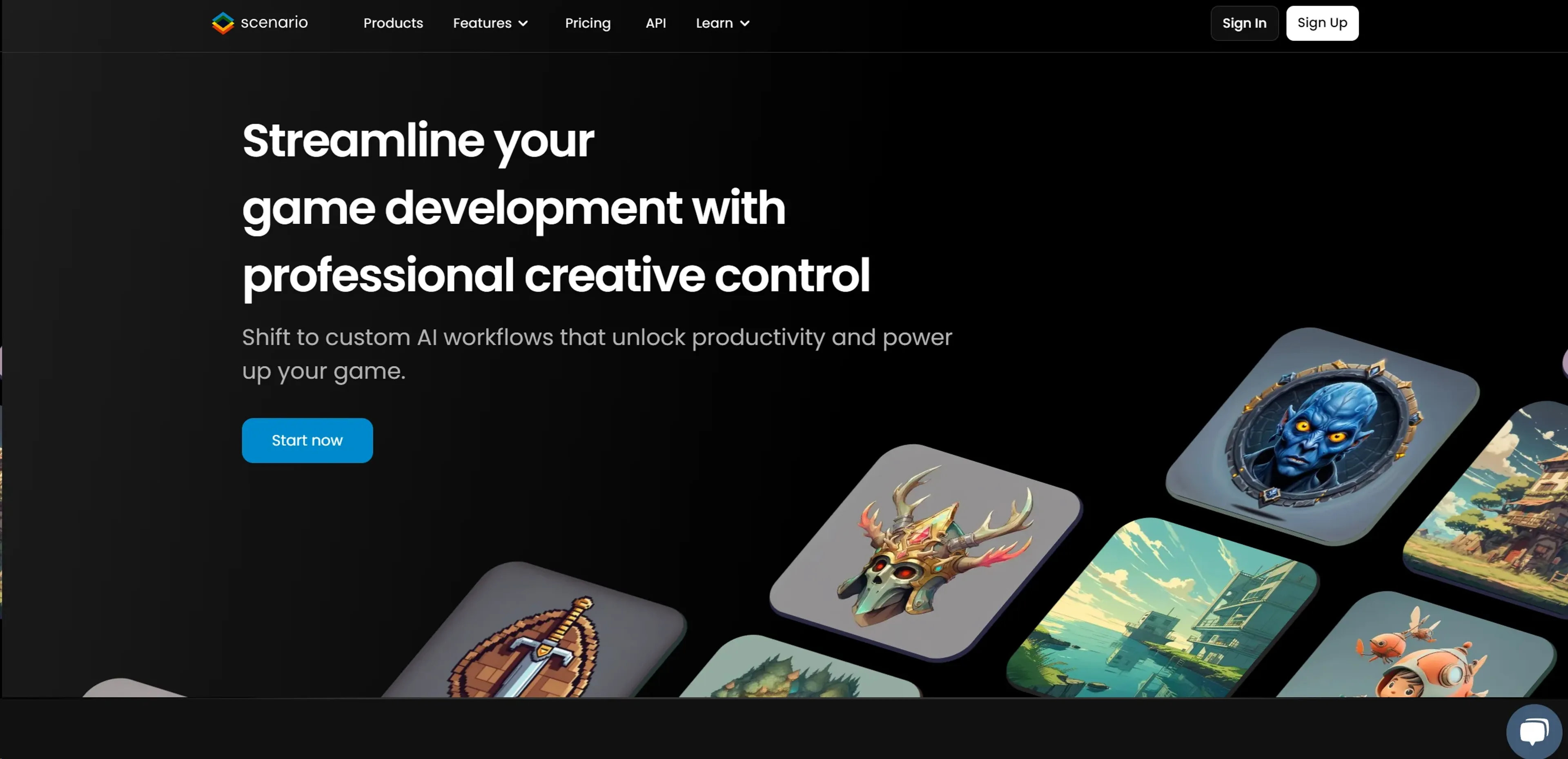 Image related to Scenario, an AI tool for generating and editing 3D models.