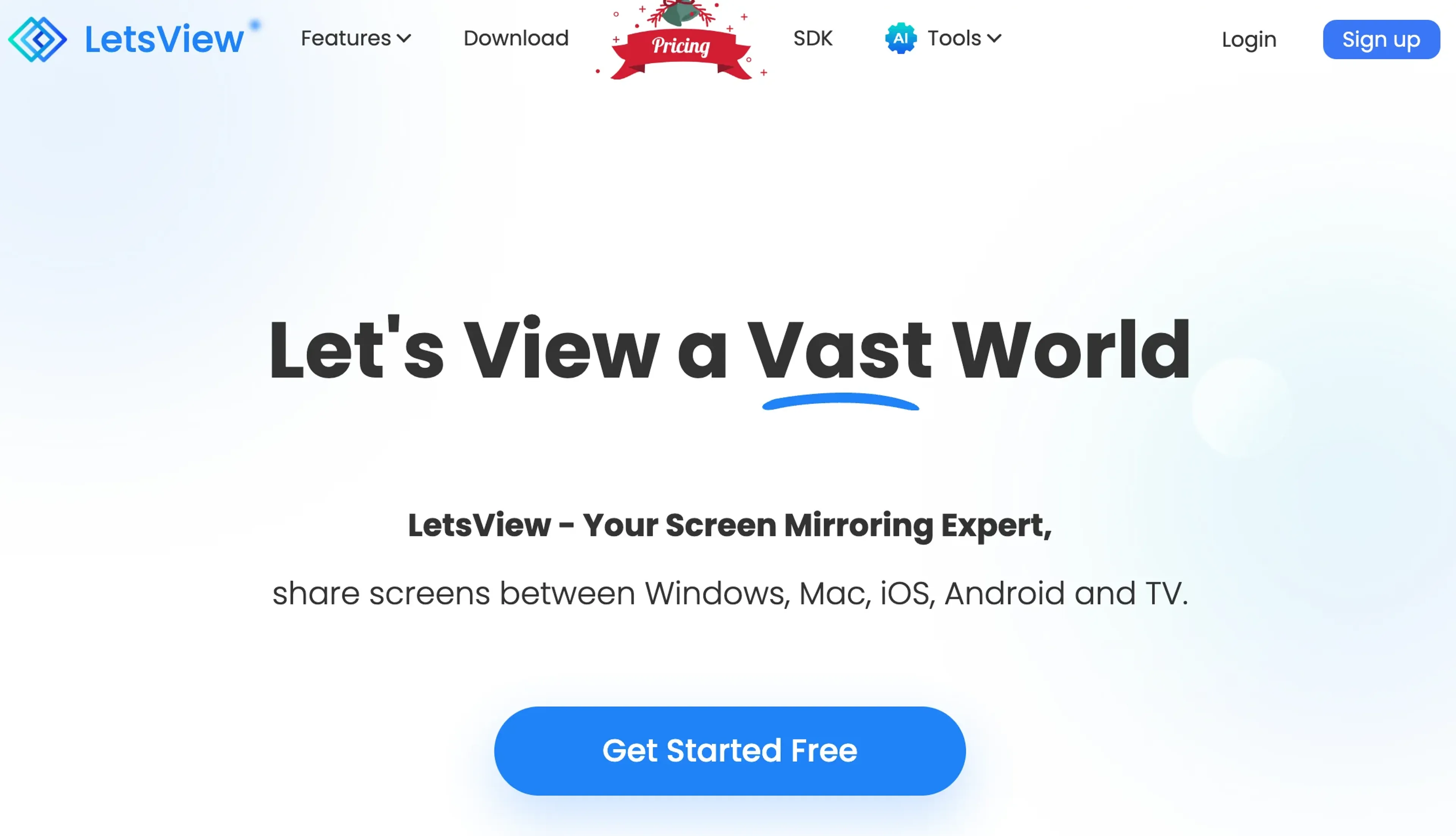 LetsView Chat screenshot