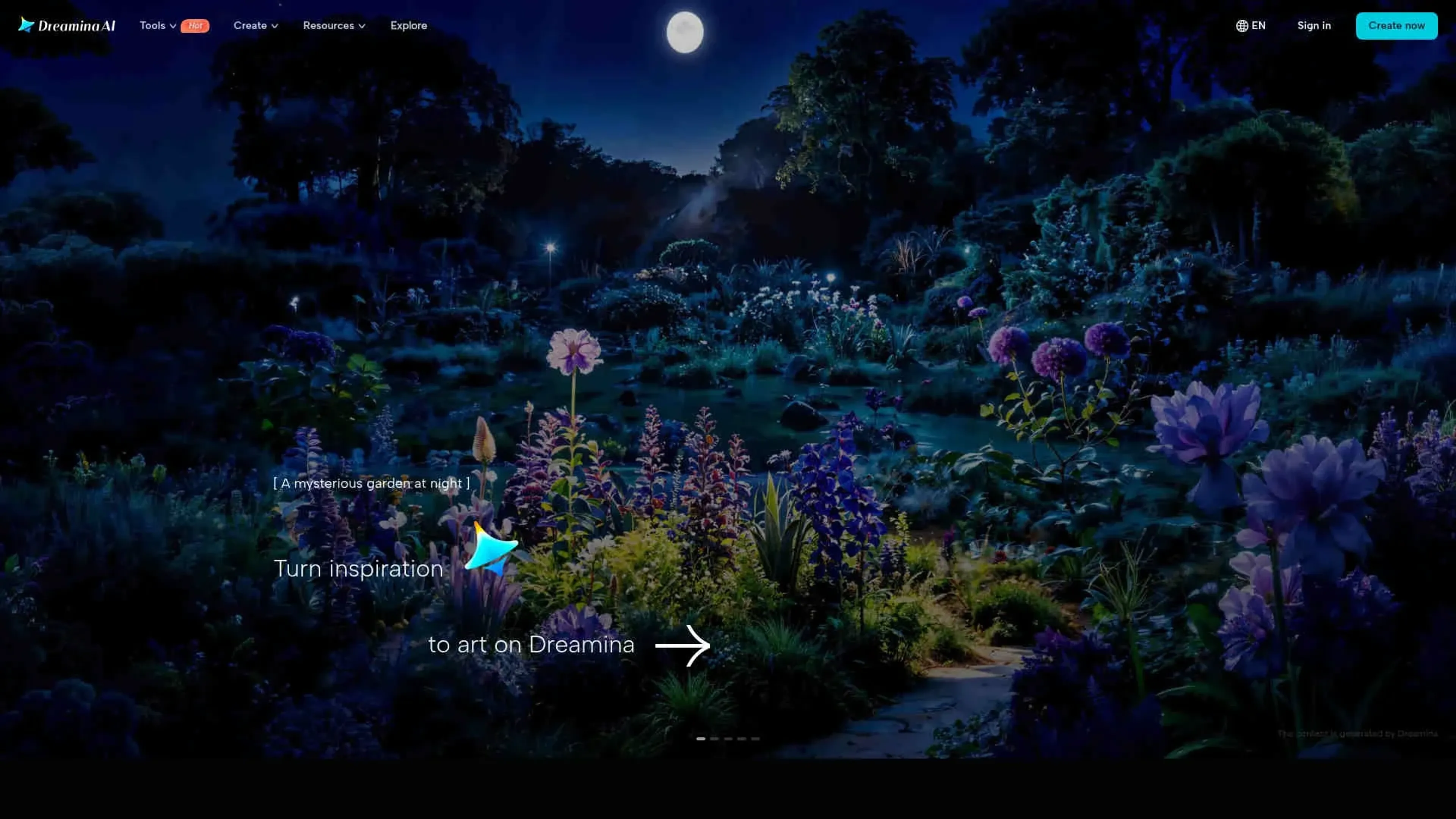 Image related to Dreamina, an AI tool for generating images from text prompts.