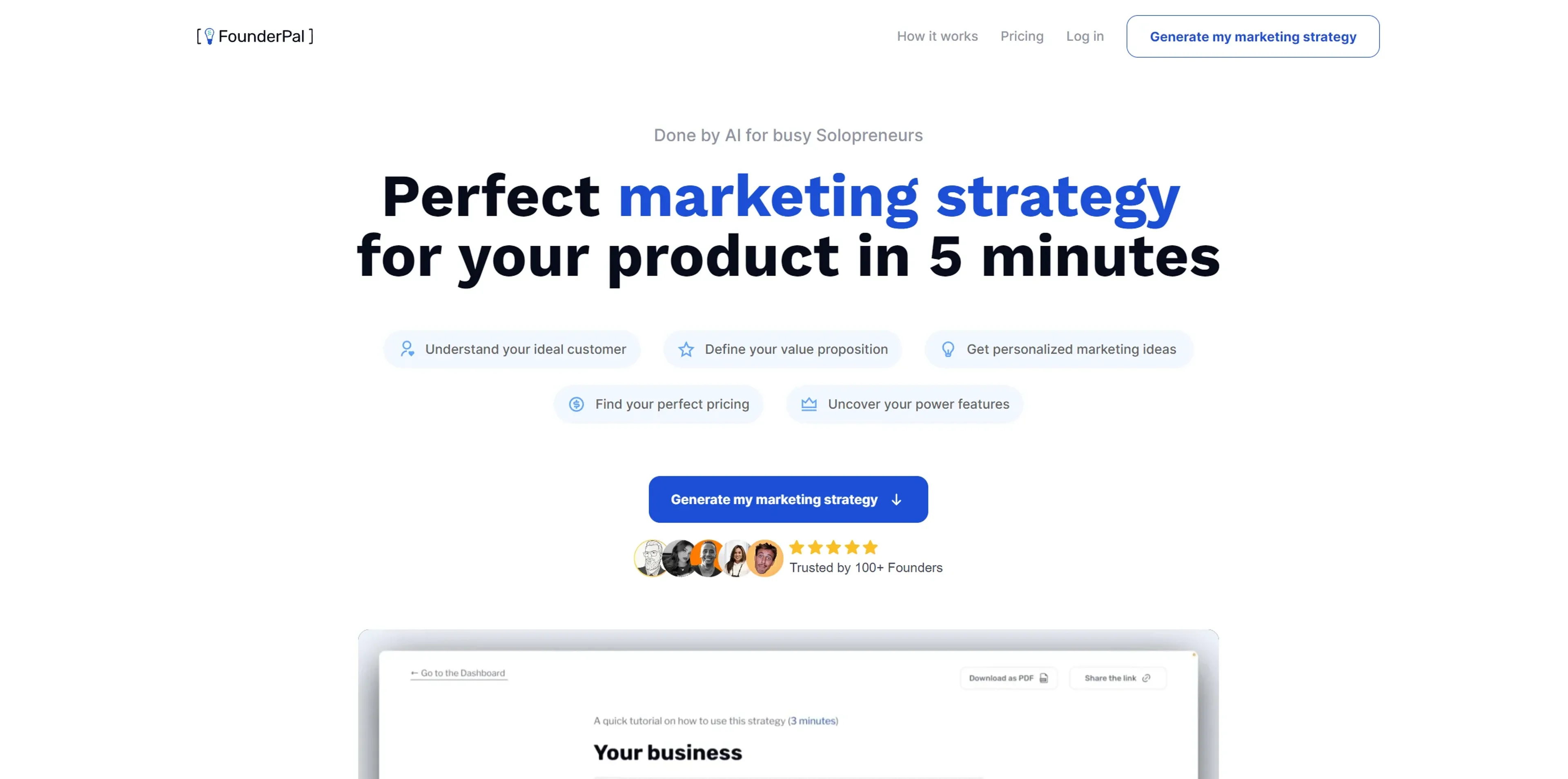 Image related to Marketing Strategy Generator, an AI tool for automating and optimizing marketing tasks.