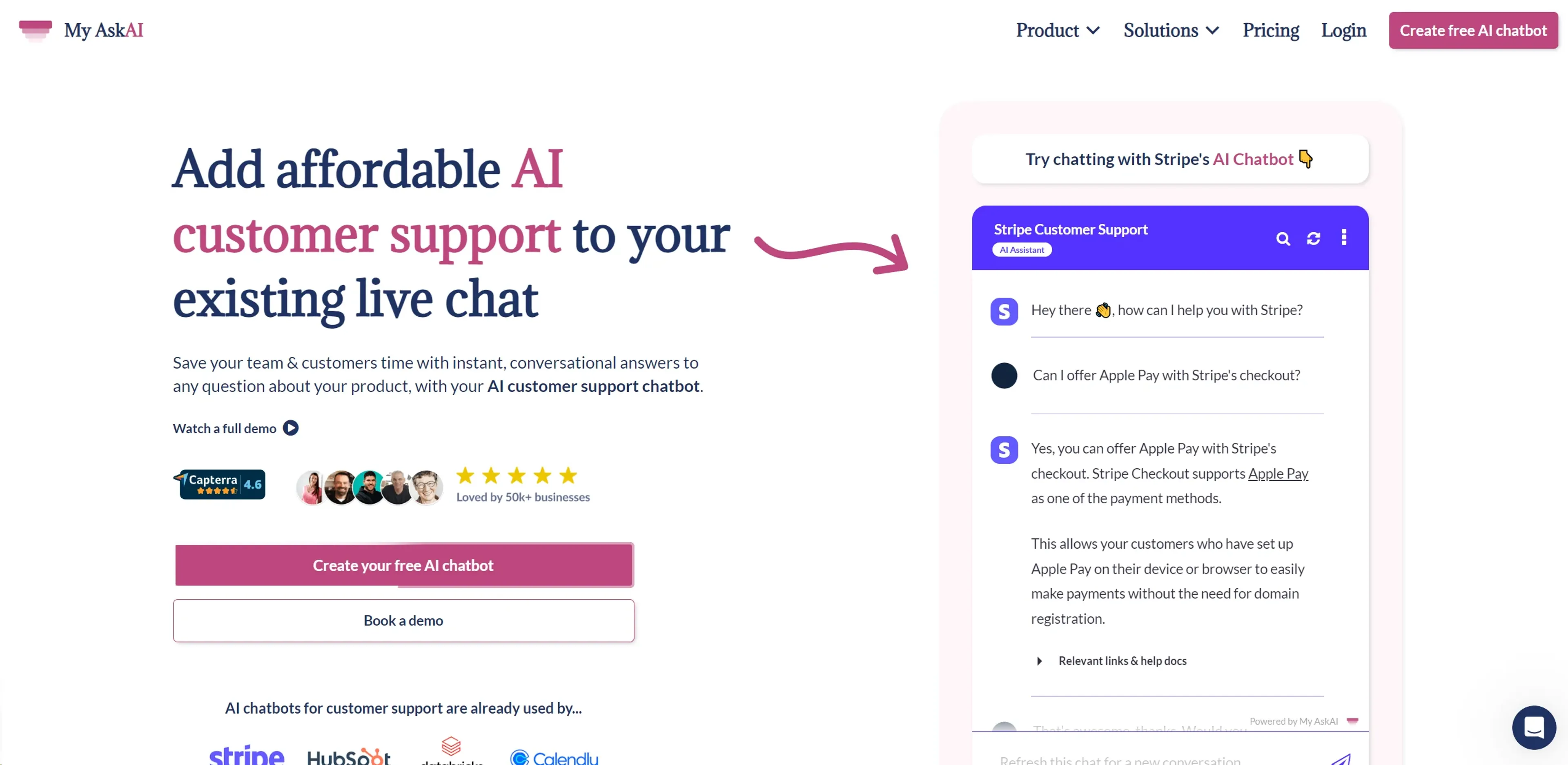 Image related to My AskAI, an AI tool for automating customer service and support.