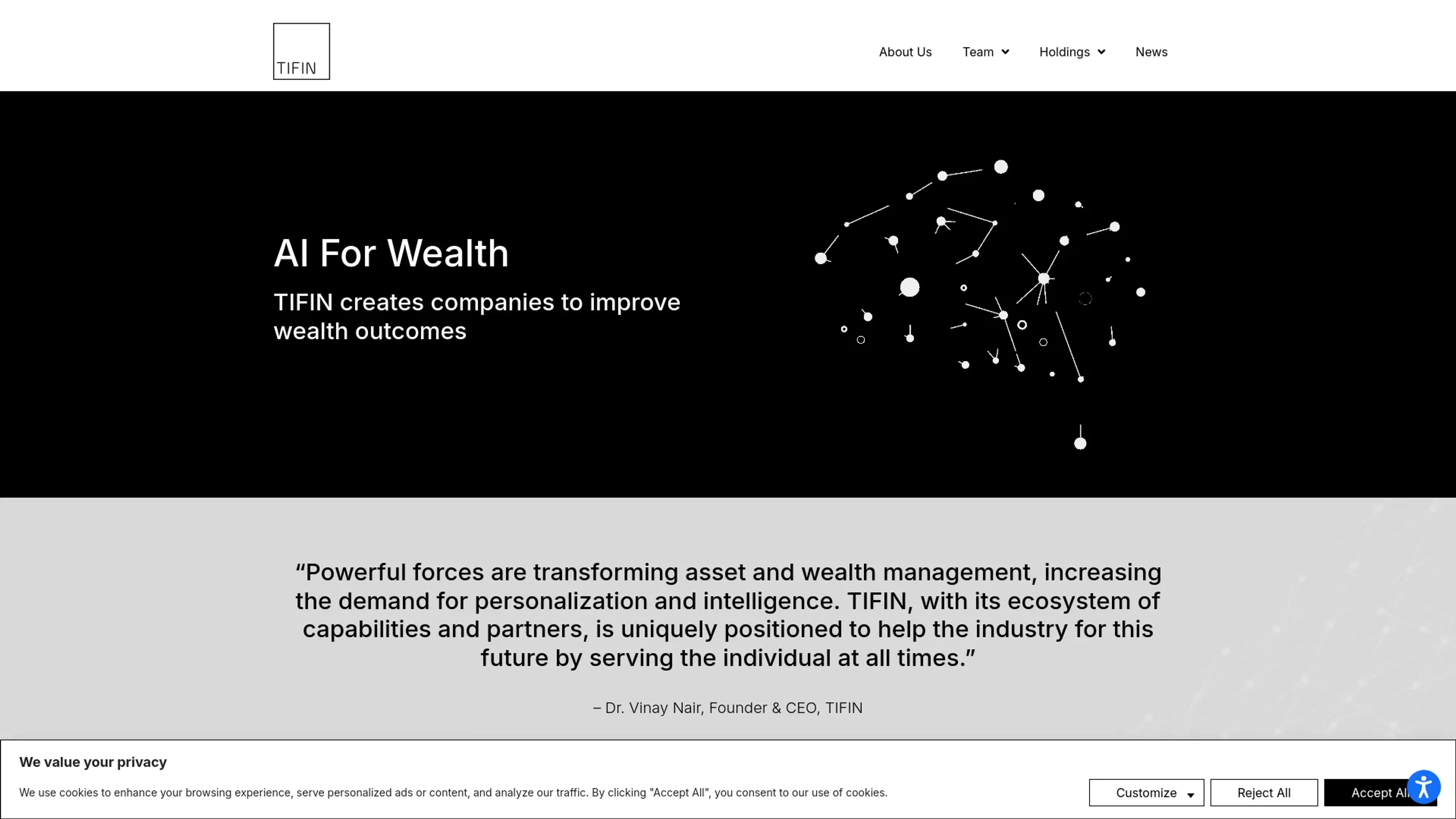 TIFIN screenshot