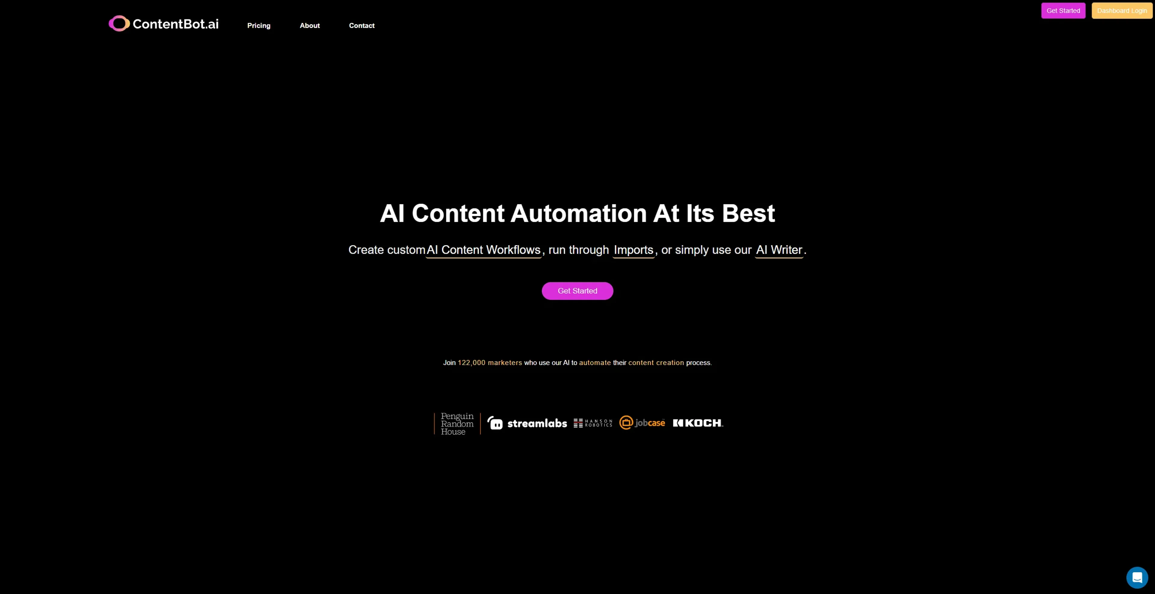 Image related to ContentBot, an AI tool for writing and optimizing marketing copy.