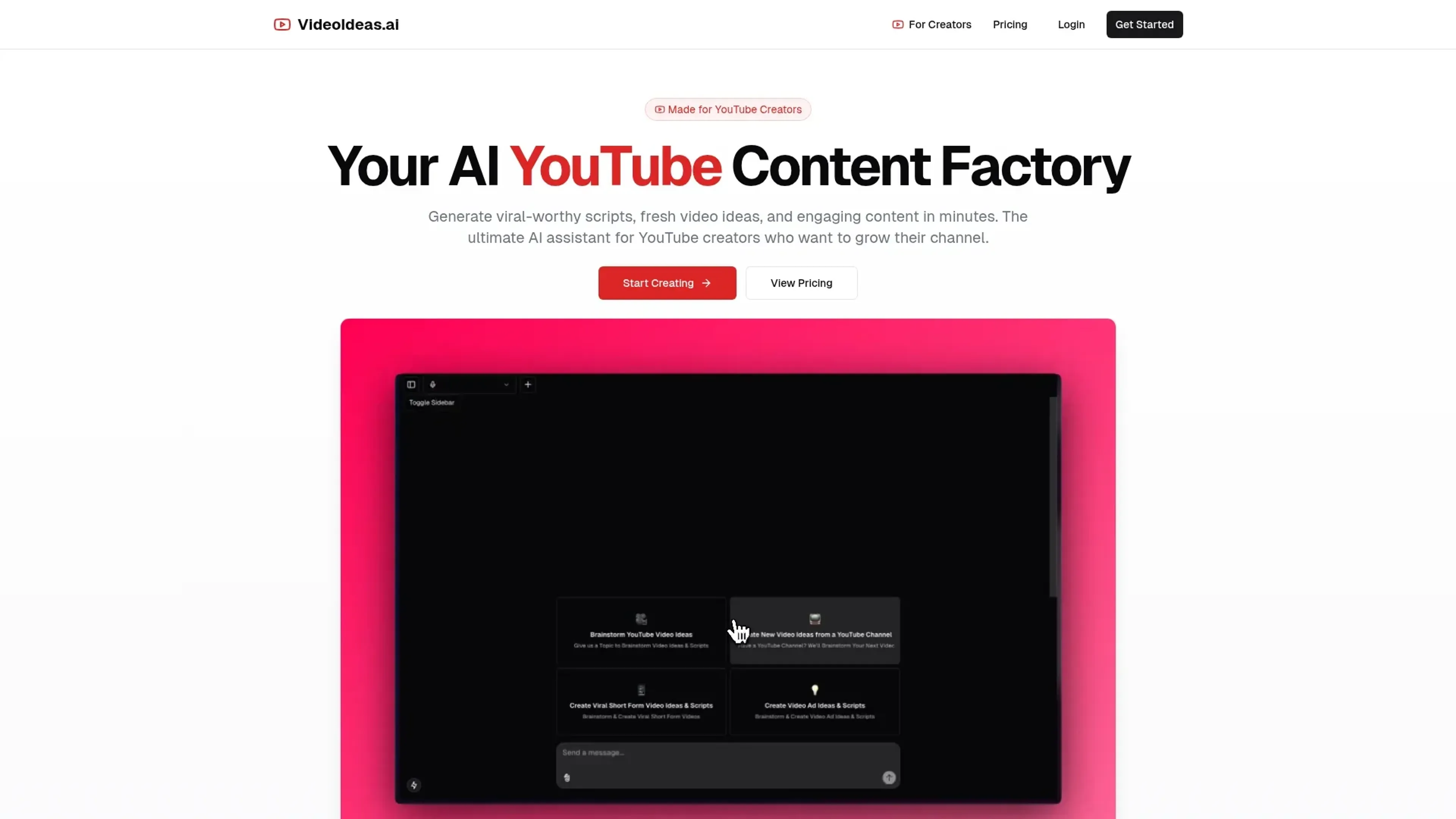 Image related to VideoIdeas.ai, an AI tool for turning text into videos.