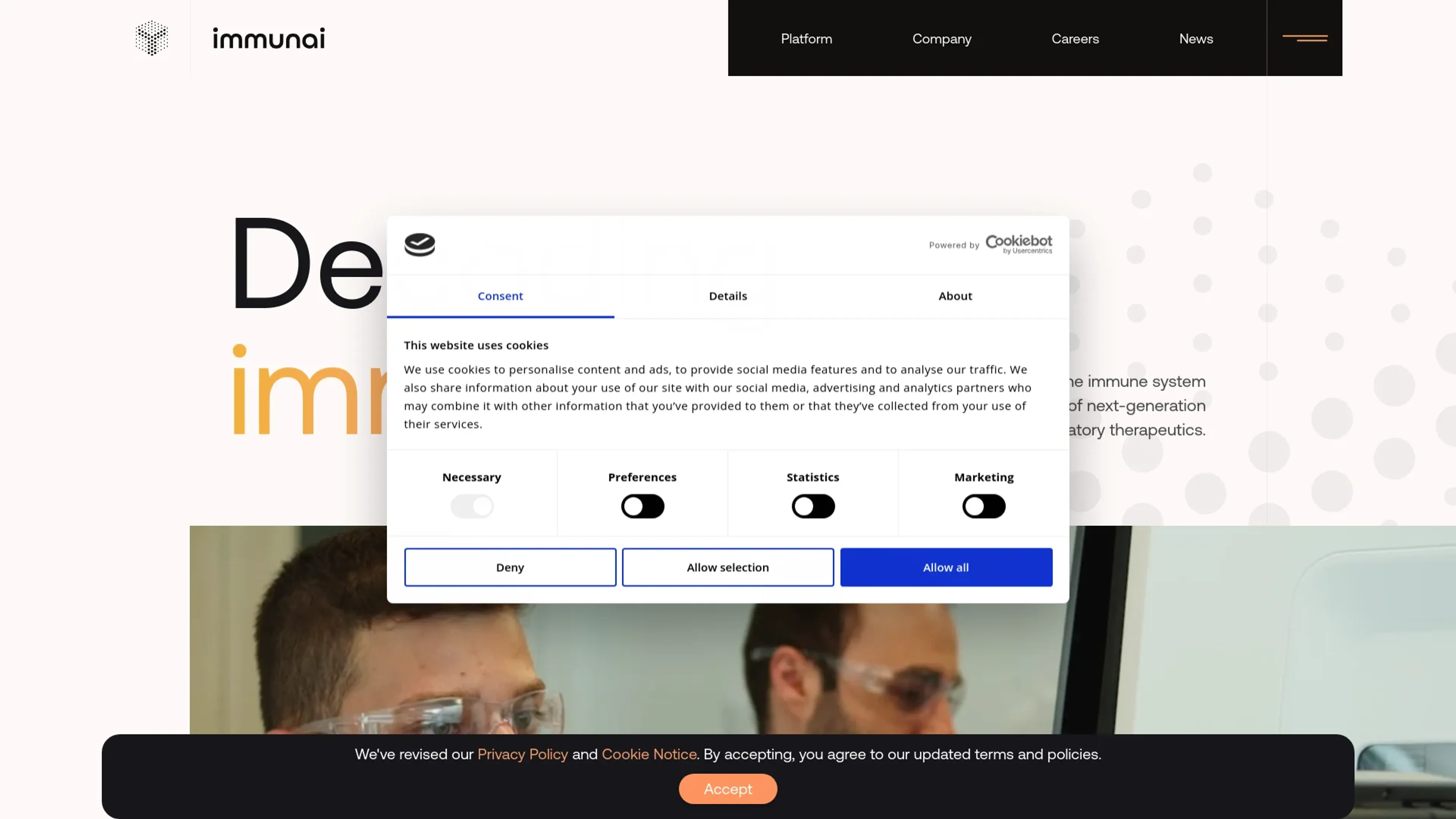 Image related to Immunai, an AI tool for conducting and organizing research.