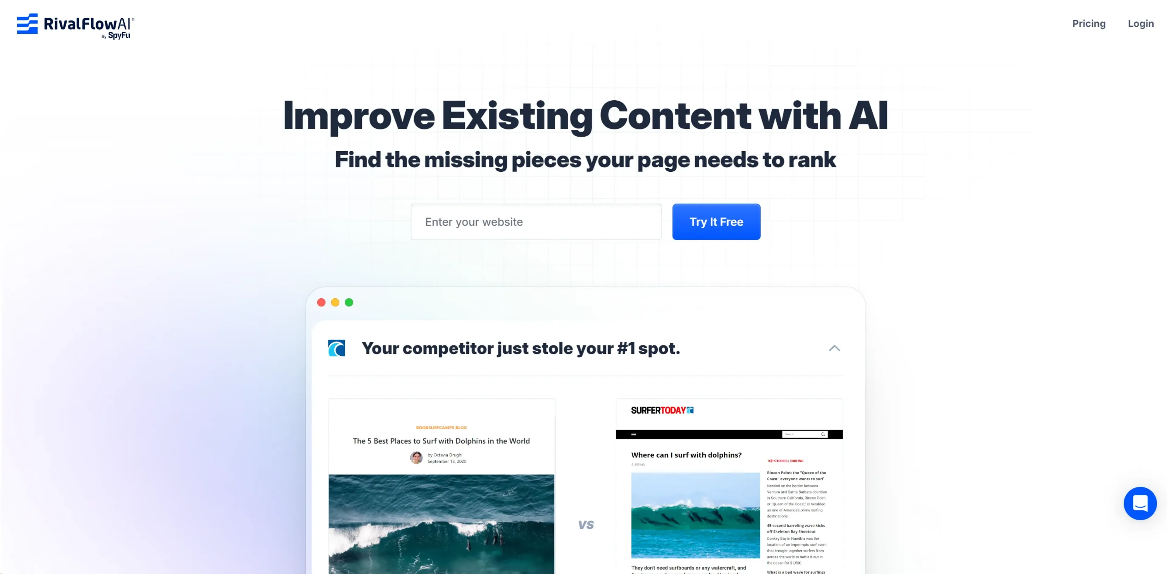 Image related to RivalFlowAI, an AI tool for improving search engine optimization.