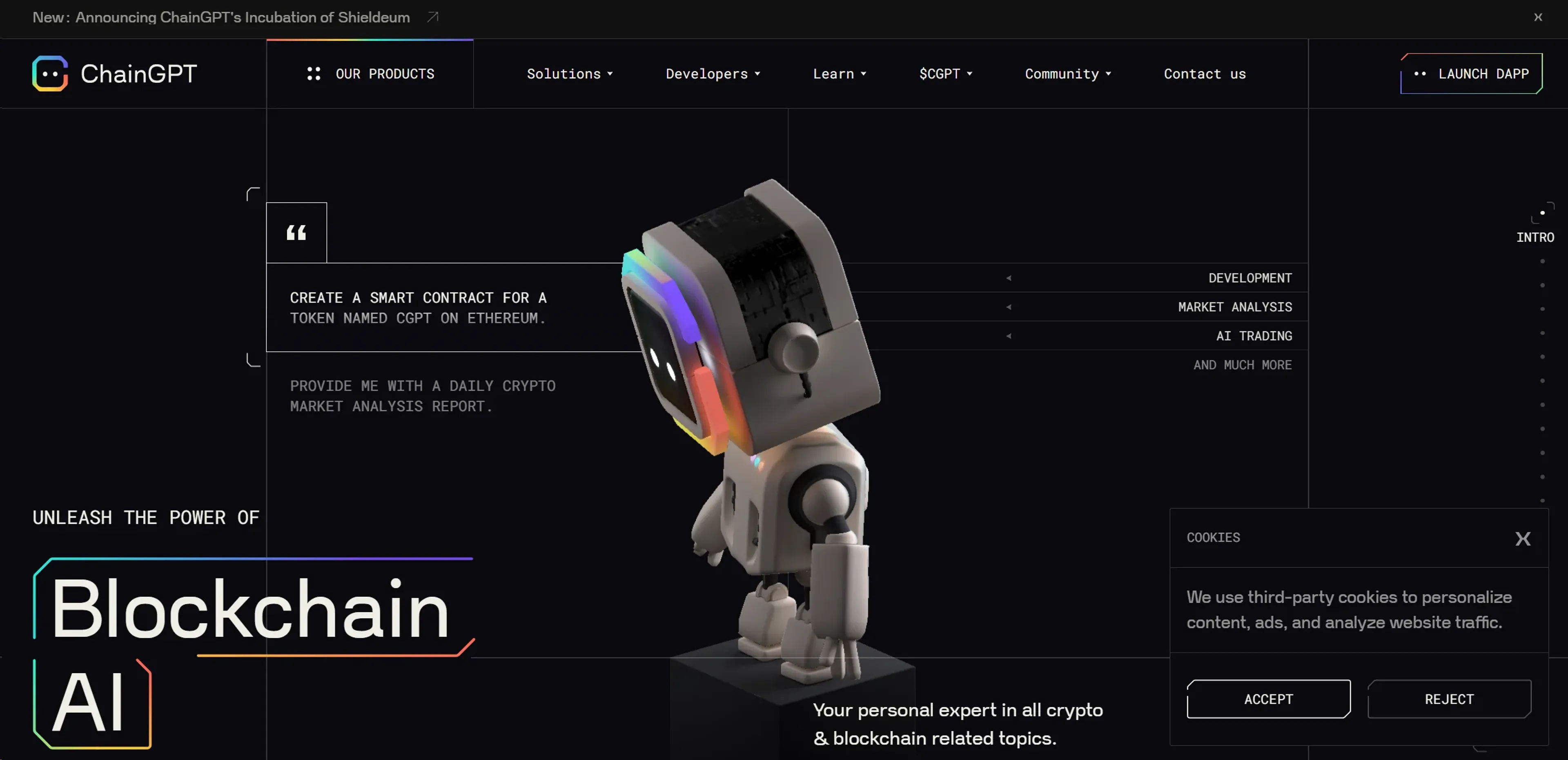 Image related to ChainGPT, an AI chatbot for conversations and customer interactions.
