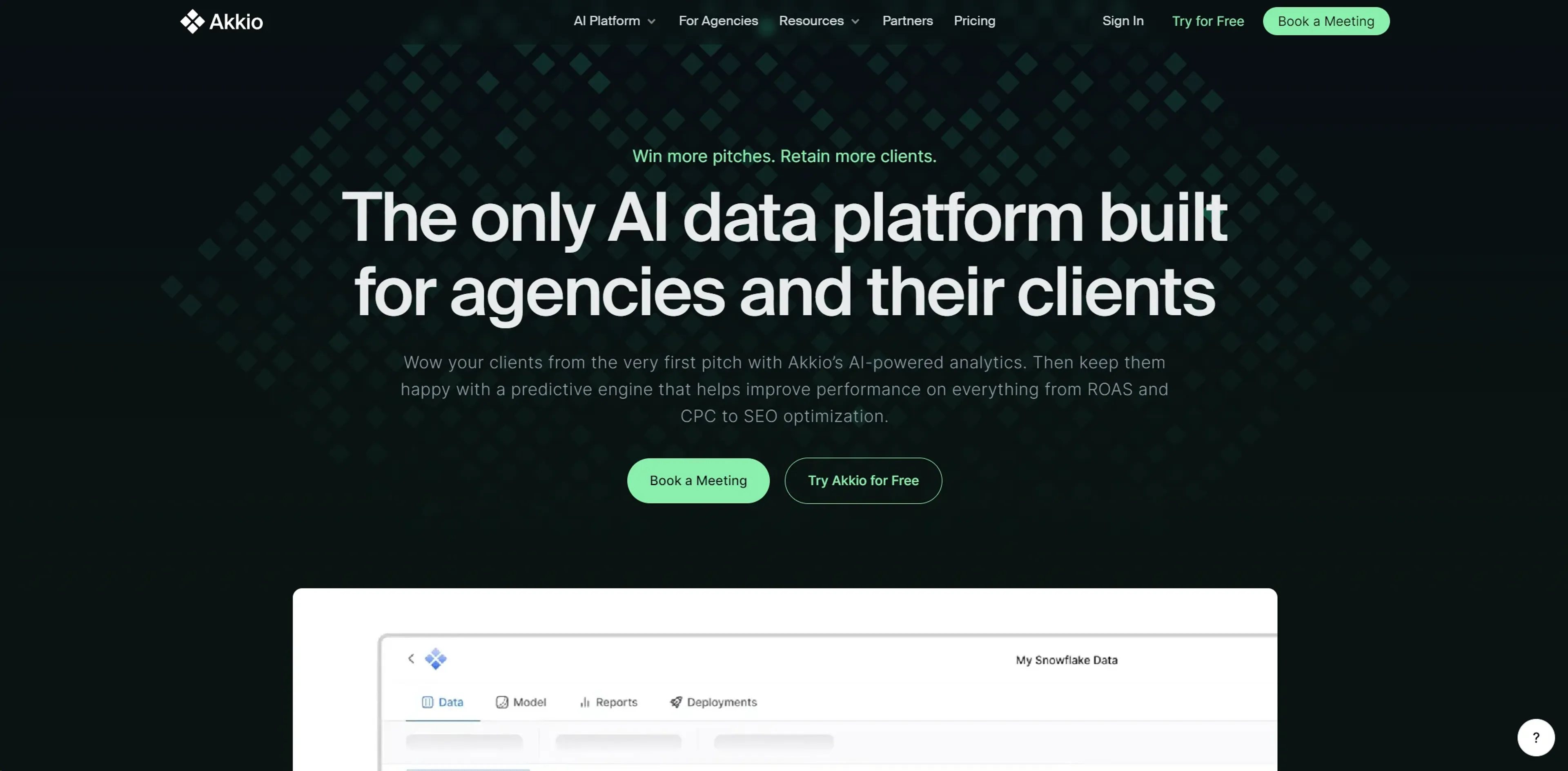 Image related to Akkio, an AI tool for automating and optimizing marketing tasks.