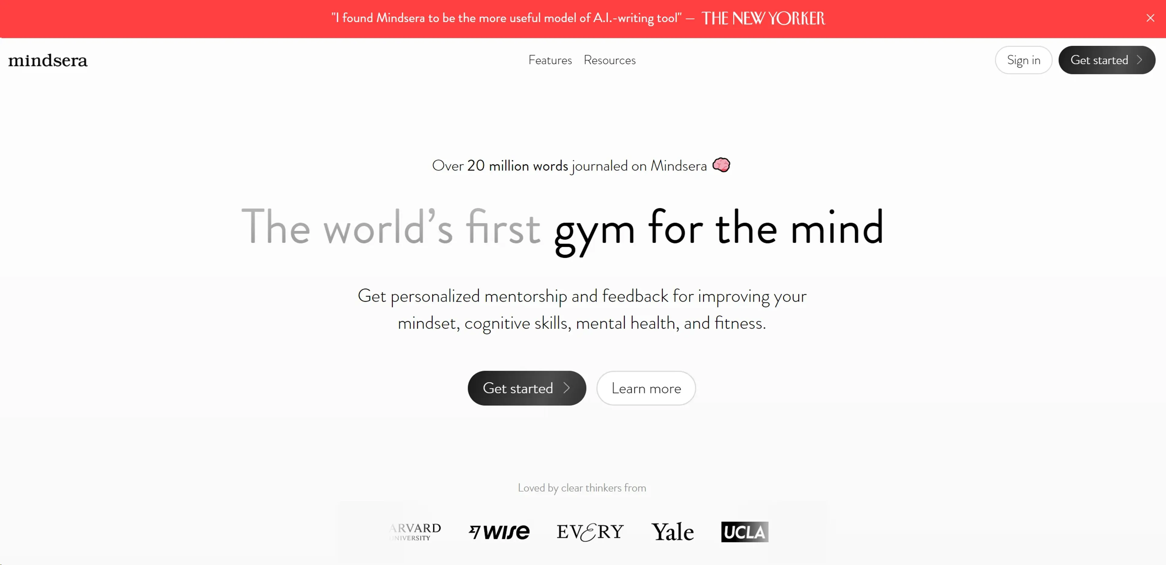 Image related to Mindsera, an AI tool for learning and teaching support.