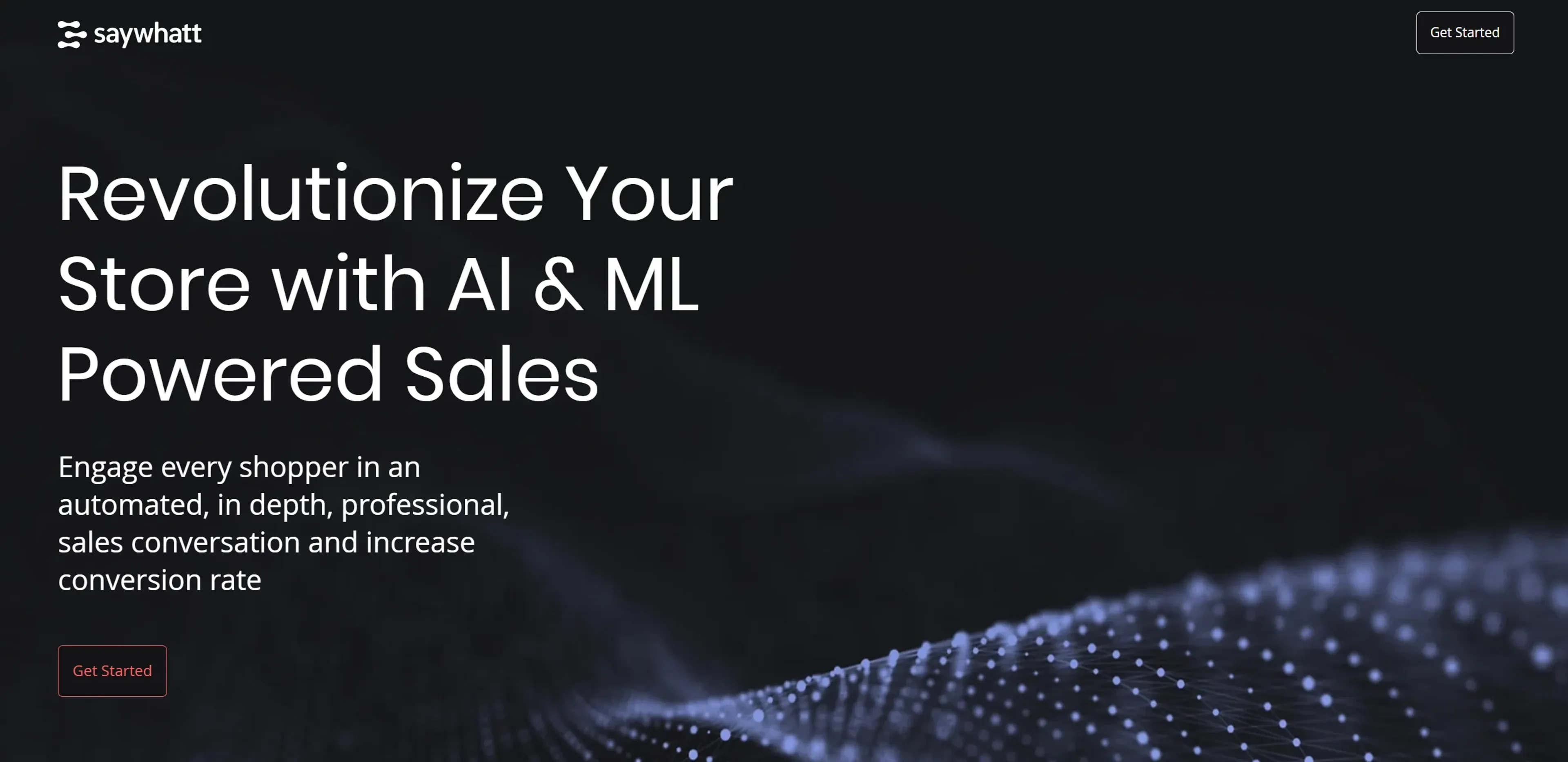 Image related to SayWhatt, an AI tool for enhancing online store management and sales.