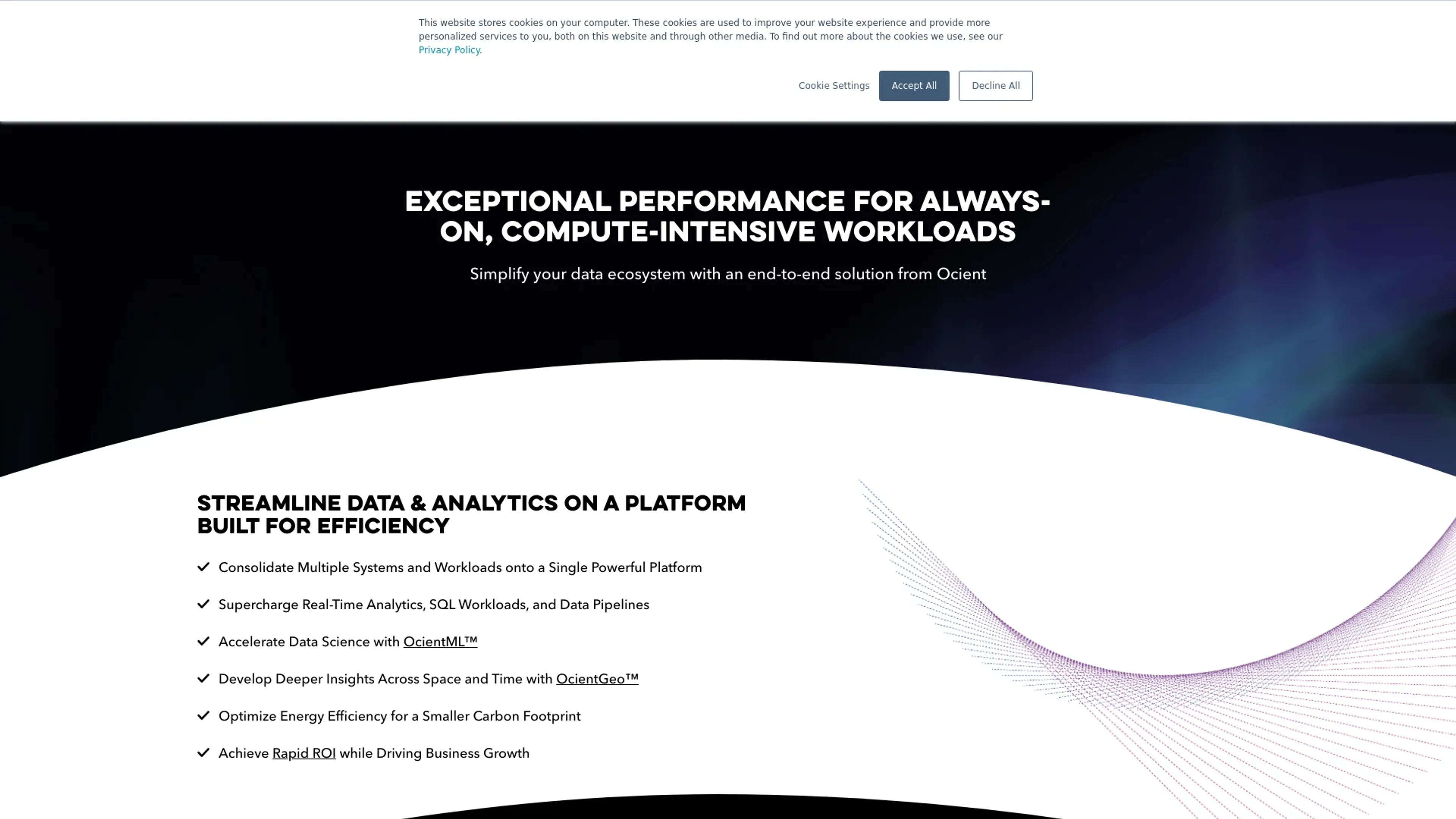 Image related to Ocient, an AI tool for conducting and organizing research.