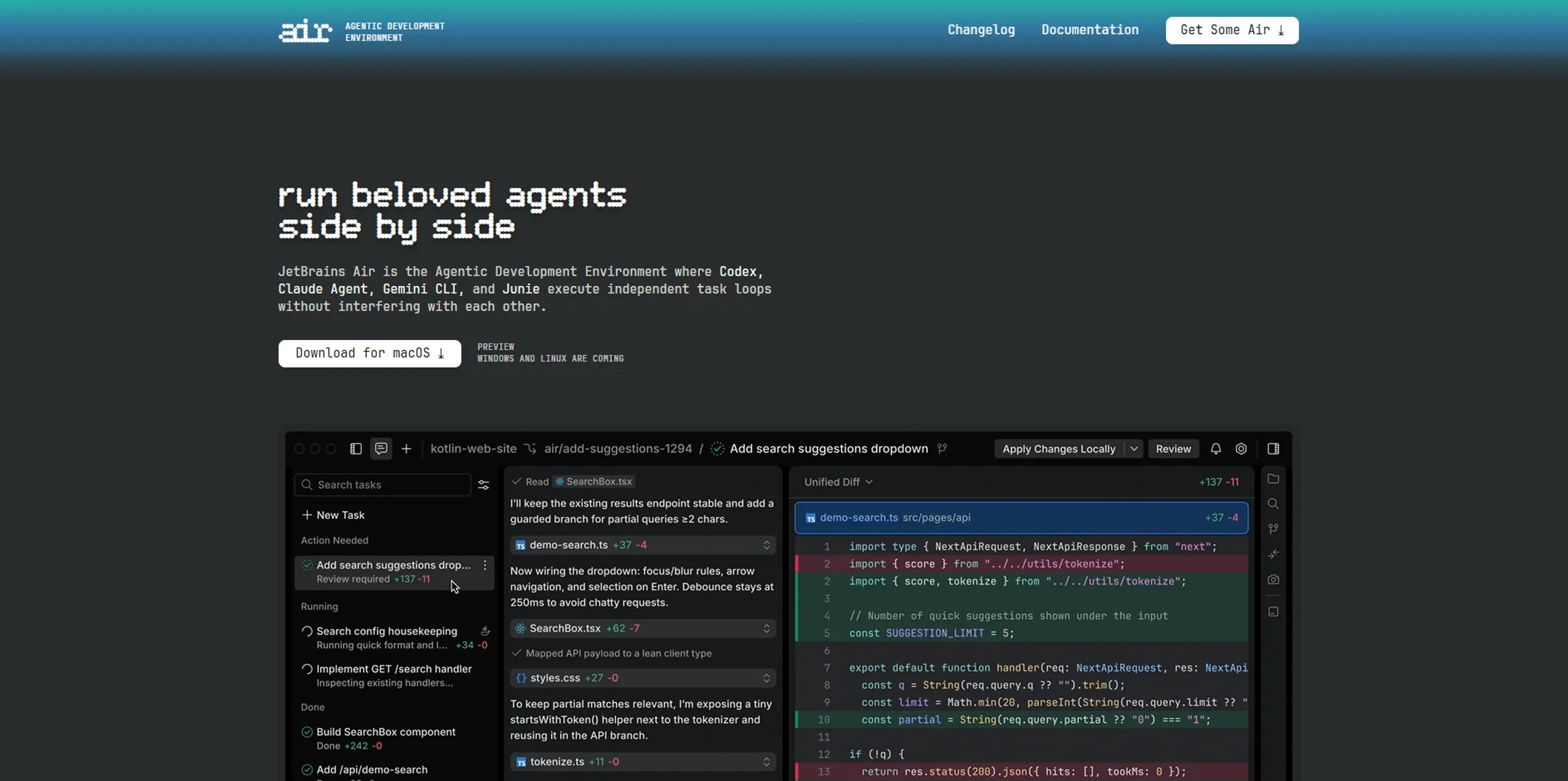Image related to Air, an AI tool for building and deploying autonomous agents.