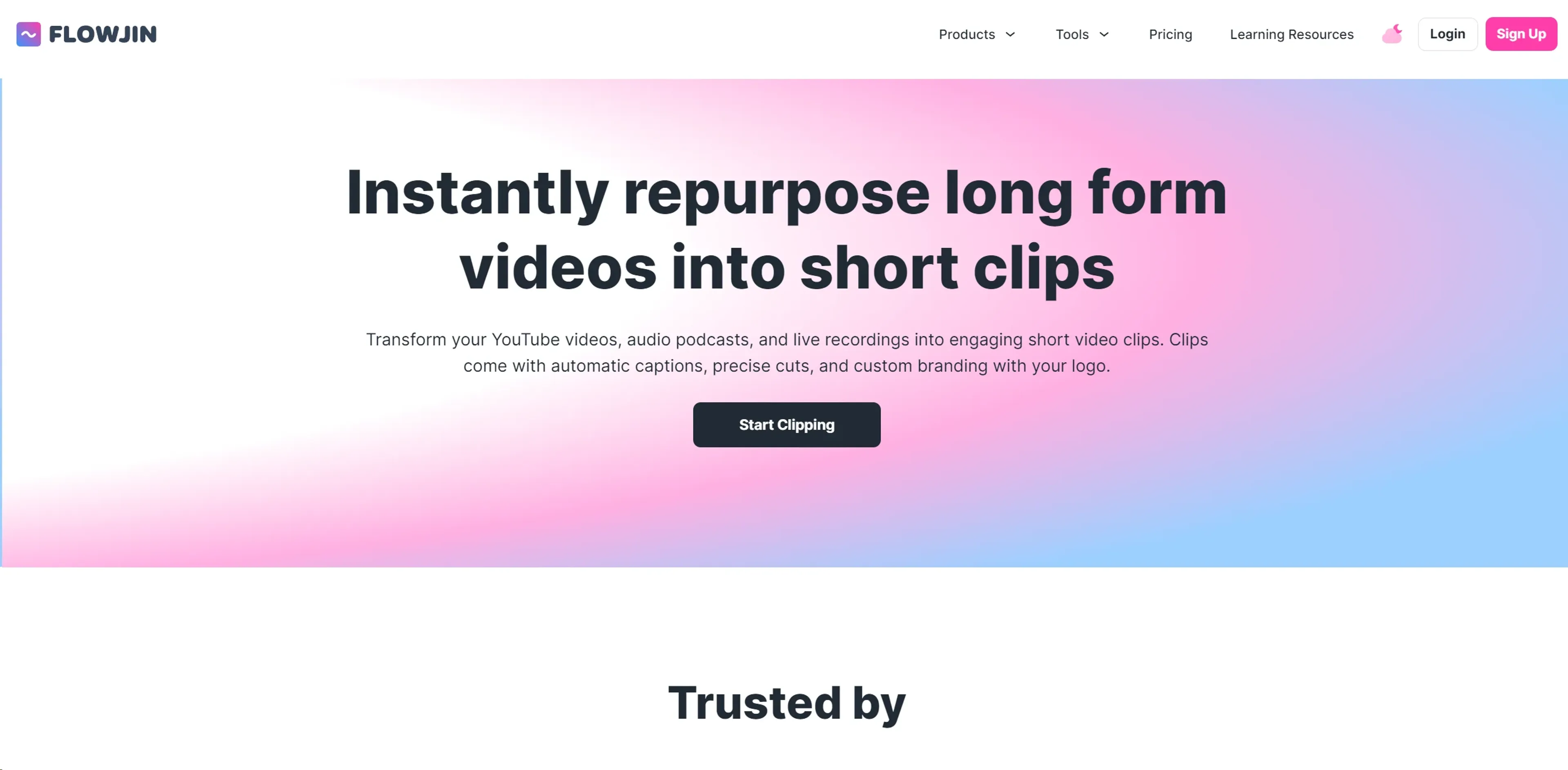Image related to Flowjin, an AI tool for editing and refining video content.