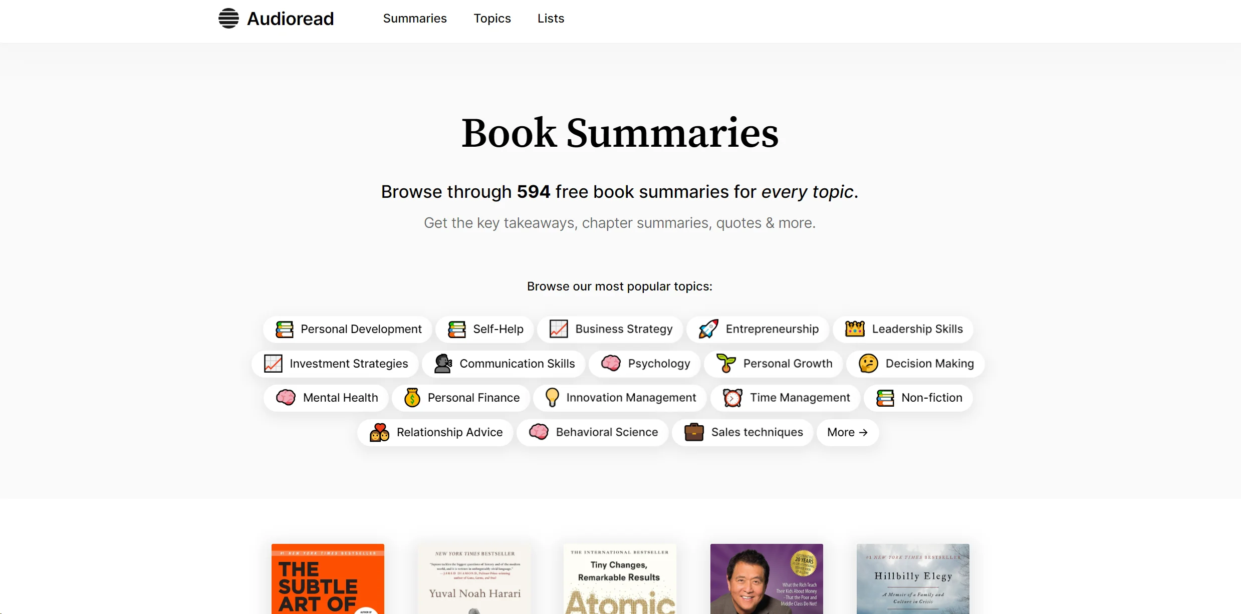 Book Summaries manual_2 screenshot