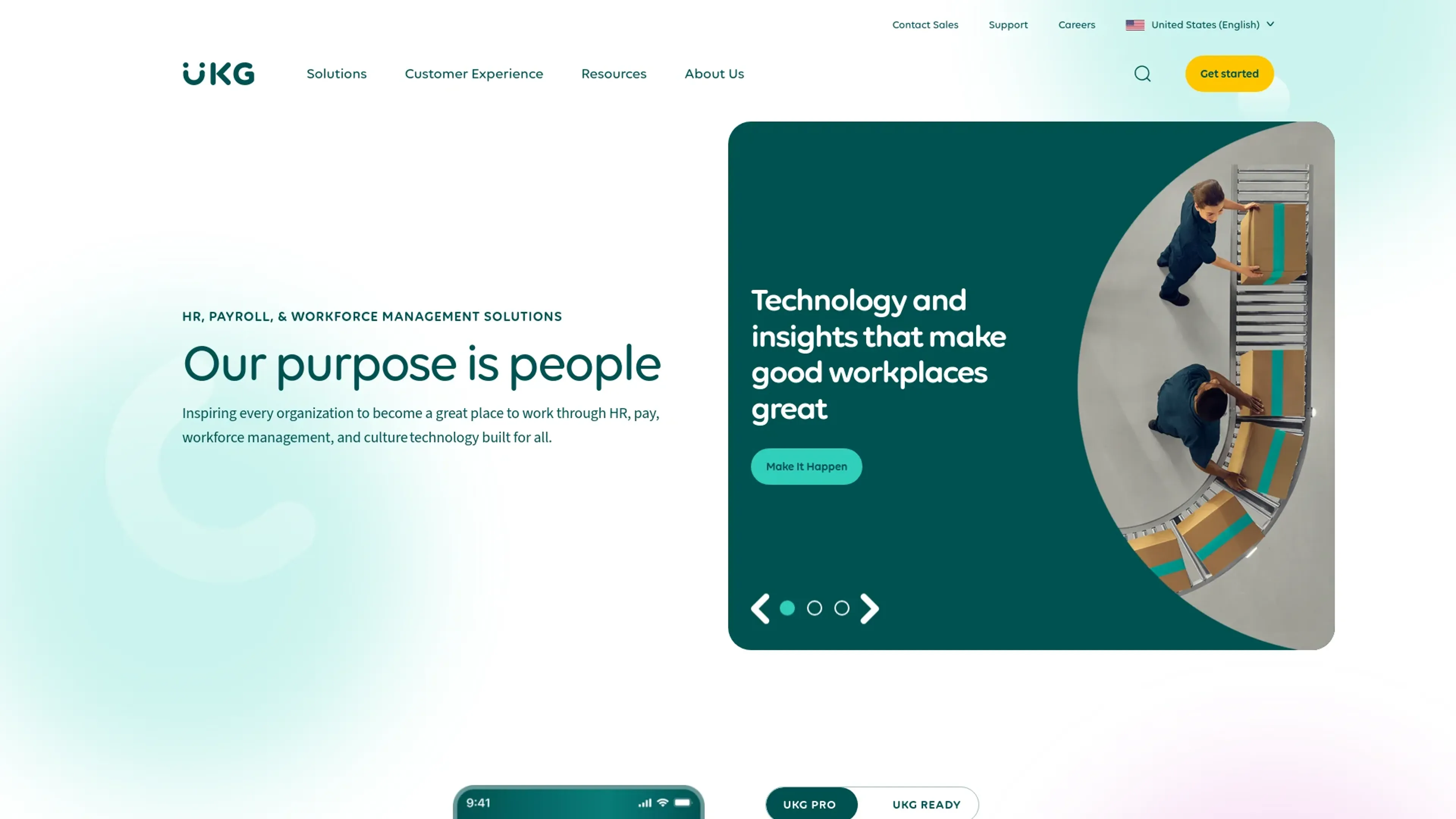 Image related to UKG, an AI tool for HR management and recruitment.