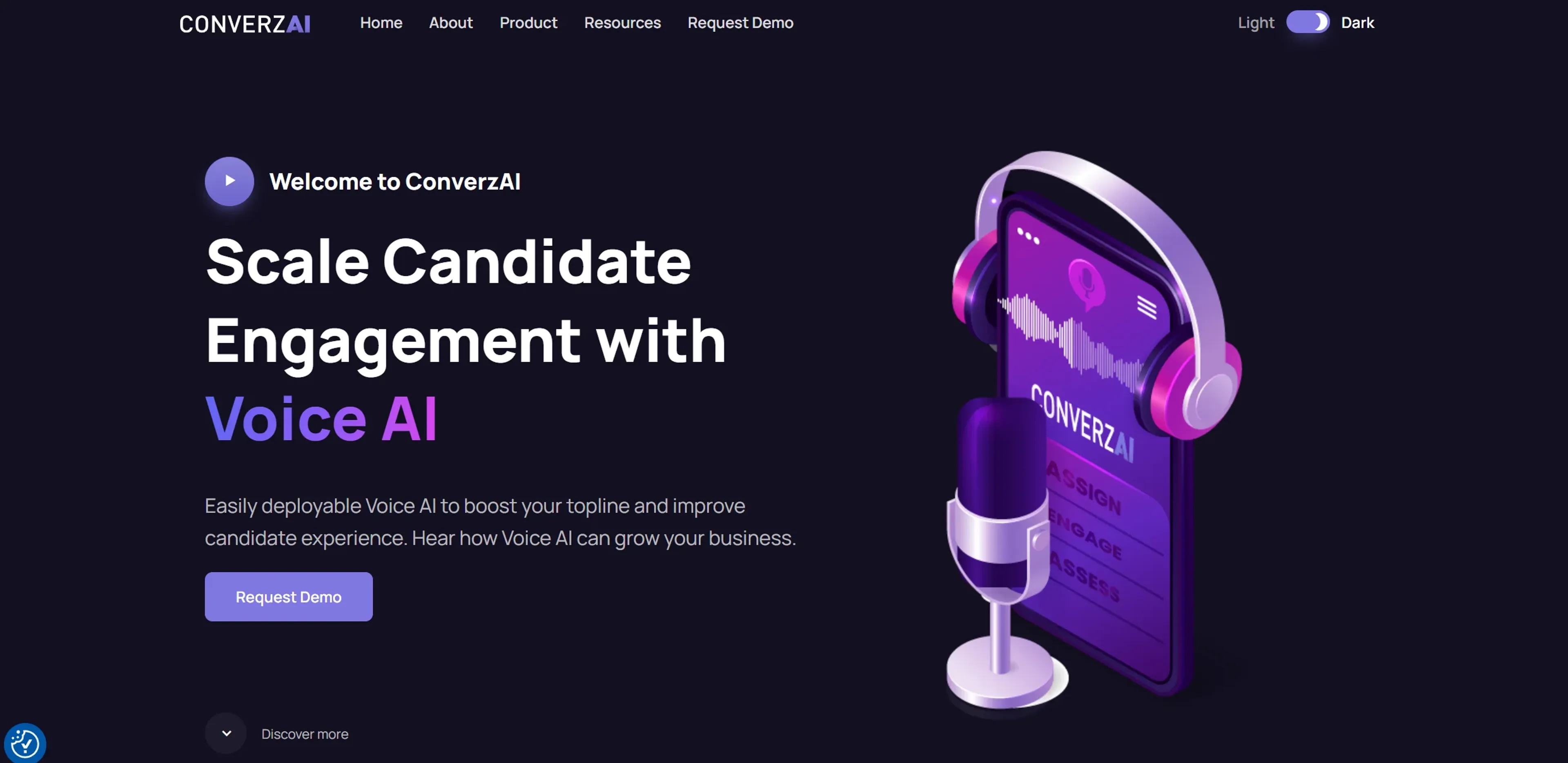 Image related to ConverzAI, an AI tool for HR management and recruitment.