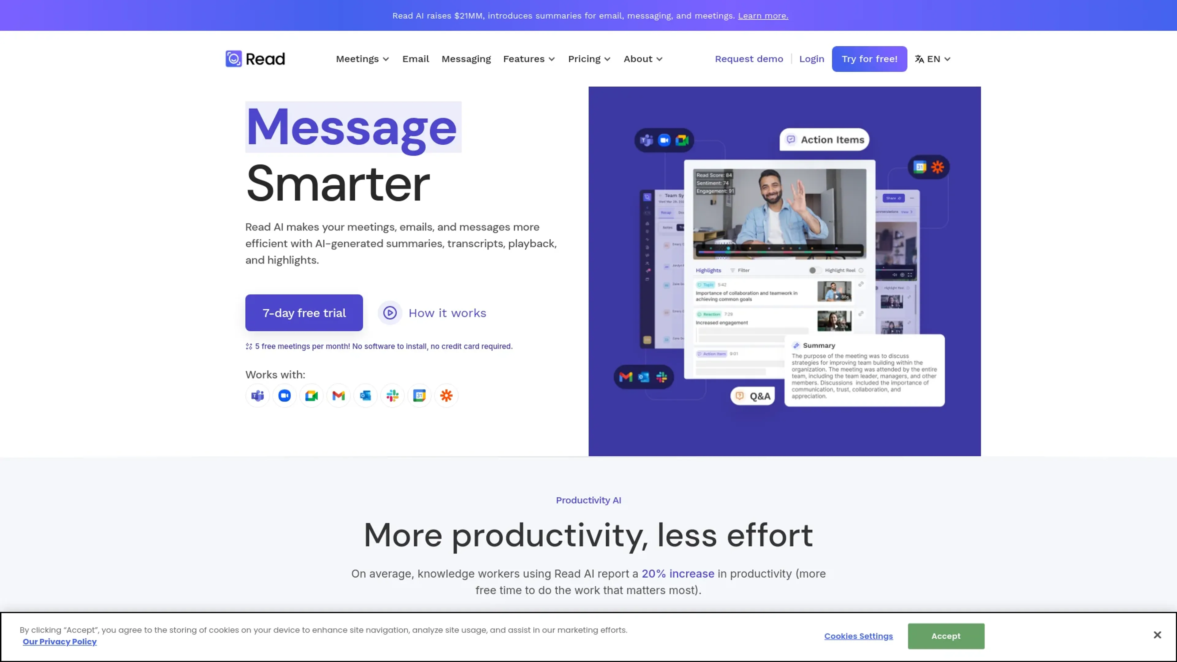 Image related to Read AI, an AI tool for summarizing text or documents.