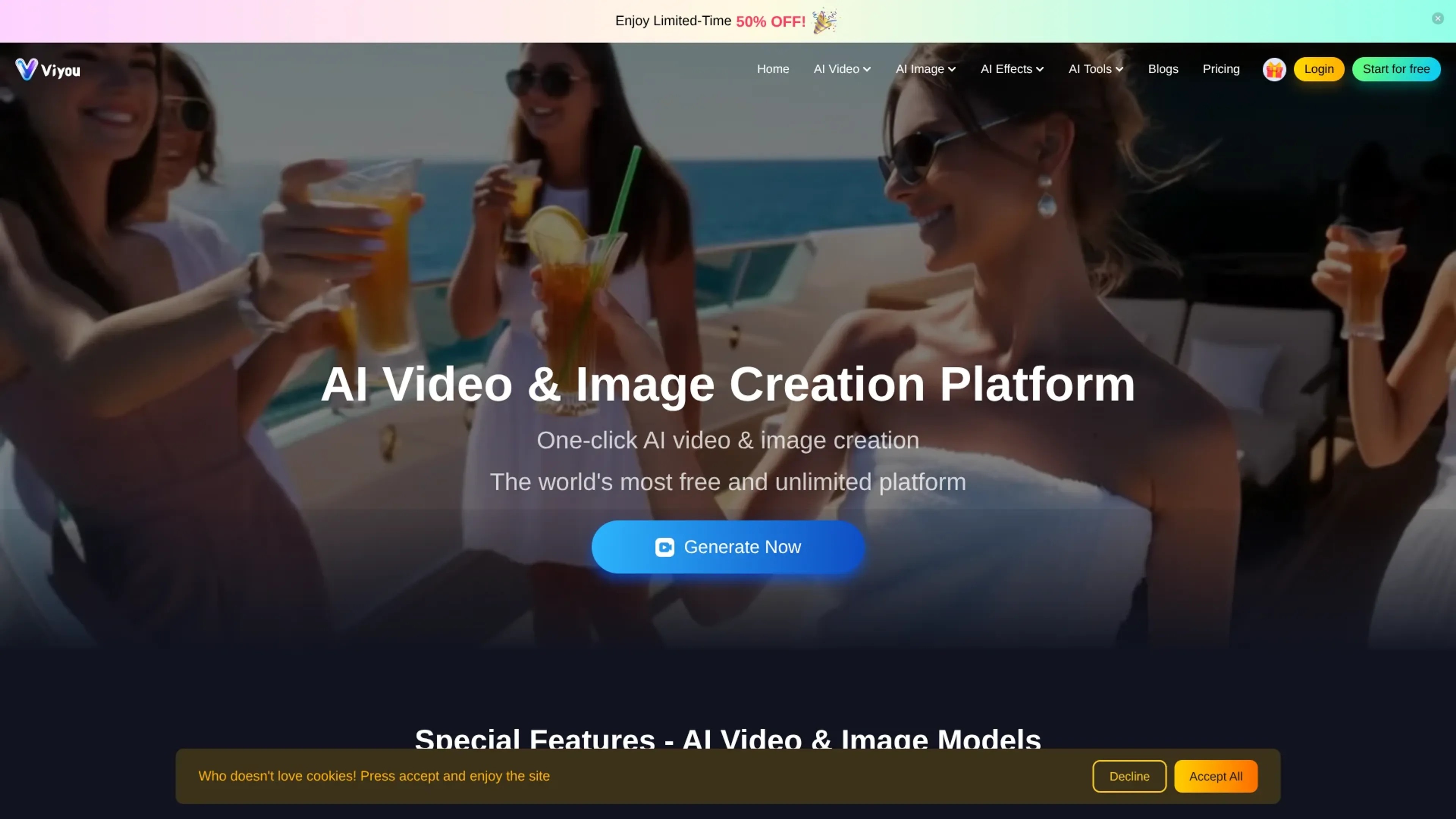 Image related to Viyou AI, an AI tool for turning text into videos.