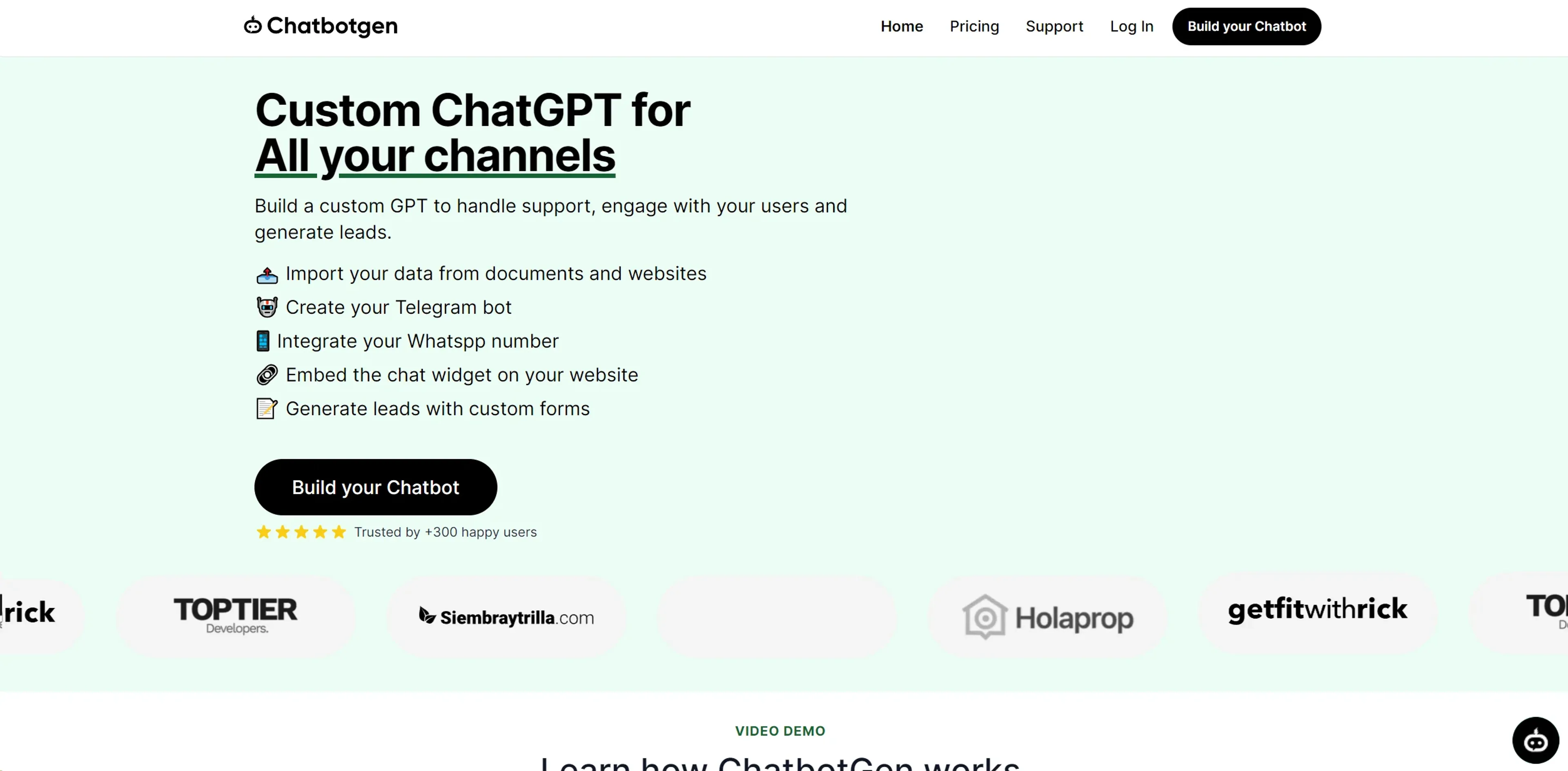 Image related to ChatbotGen, an AI tool for automating customer service and support.