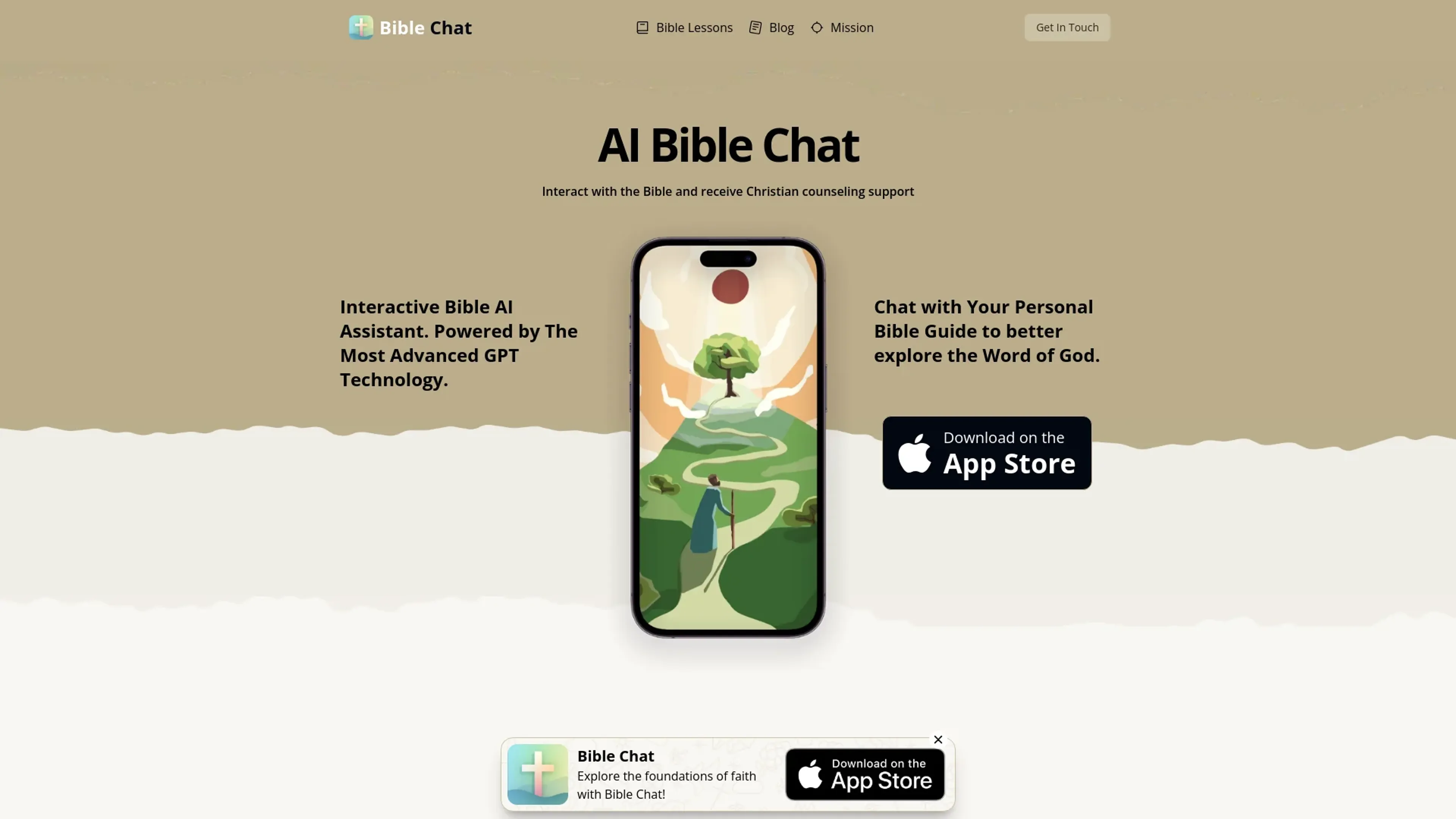 Image related to Bible Chat, an AI tool for exploring or learning about religion and spirituality.