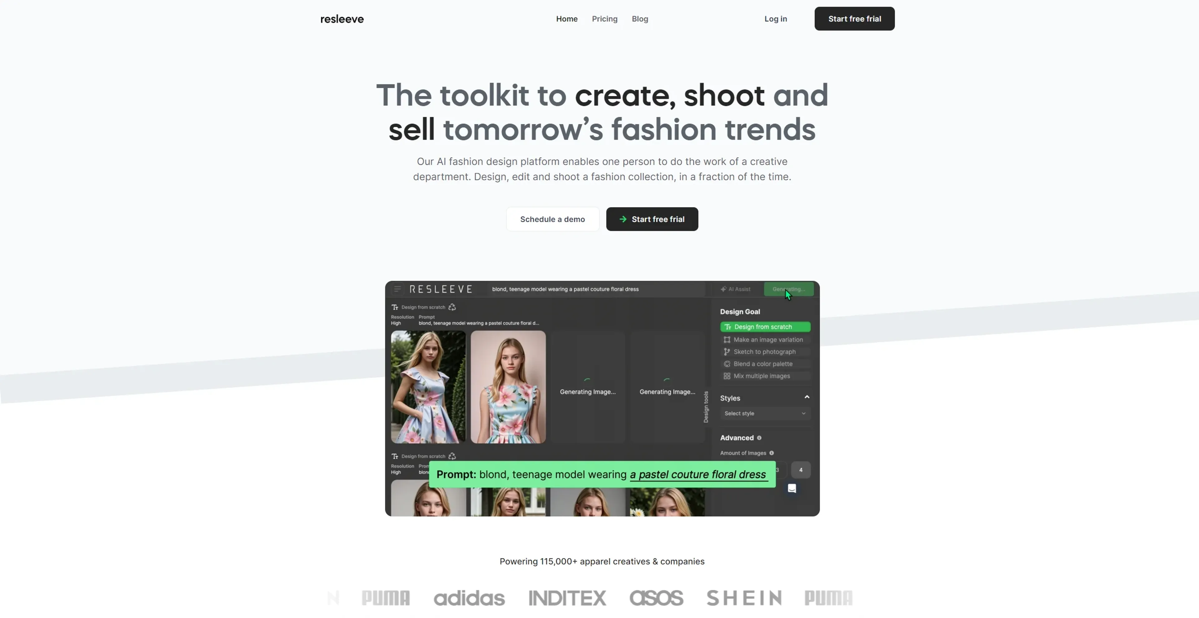 Image related to Resleeve, an AI tool for fashion design and styling.