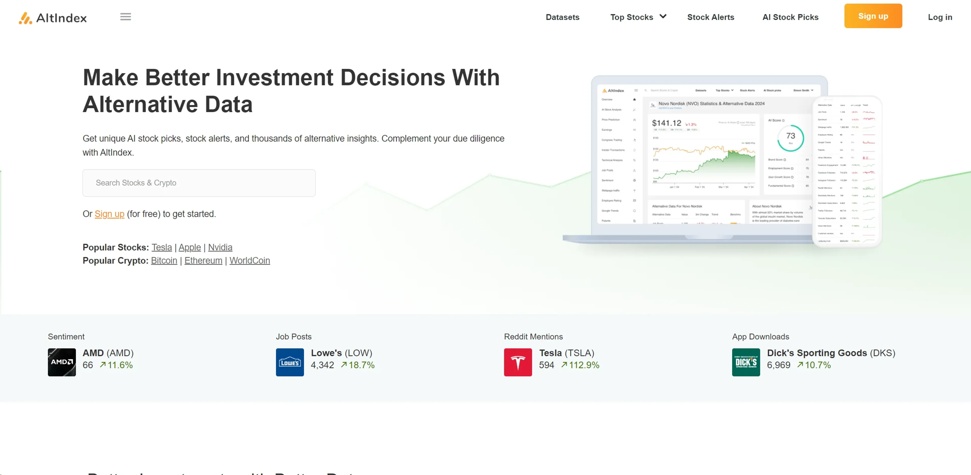 Image related to AltIndex, an AI tool for conducting and organizing research.