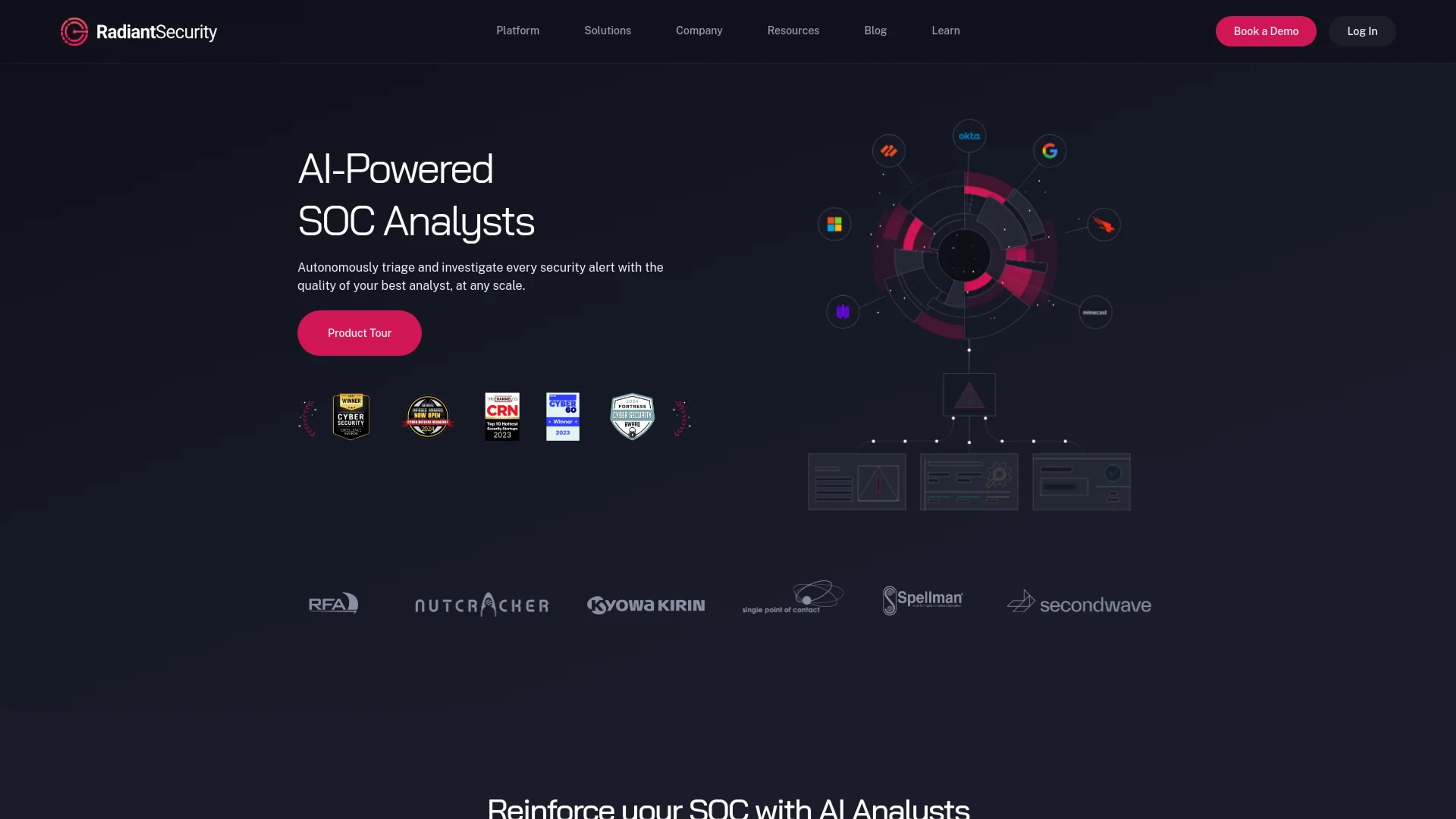 Image related to Radiant Security, an AI tool for building and deploying autonomous agents.