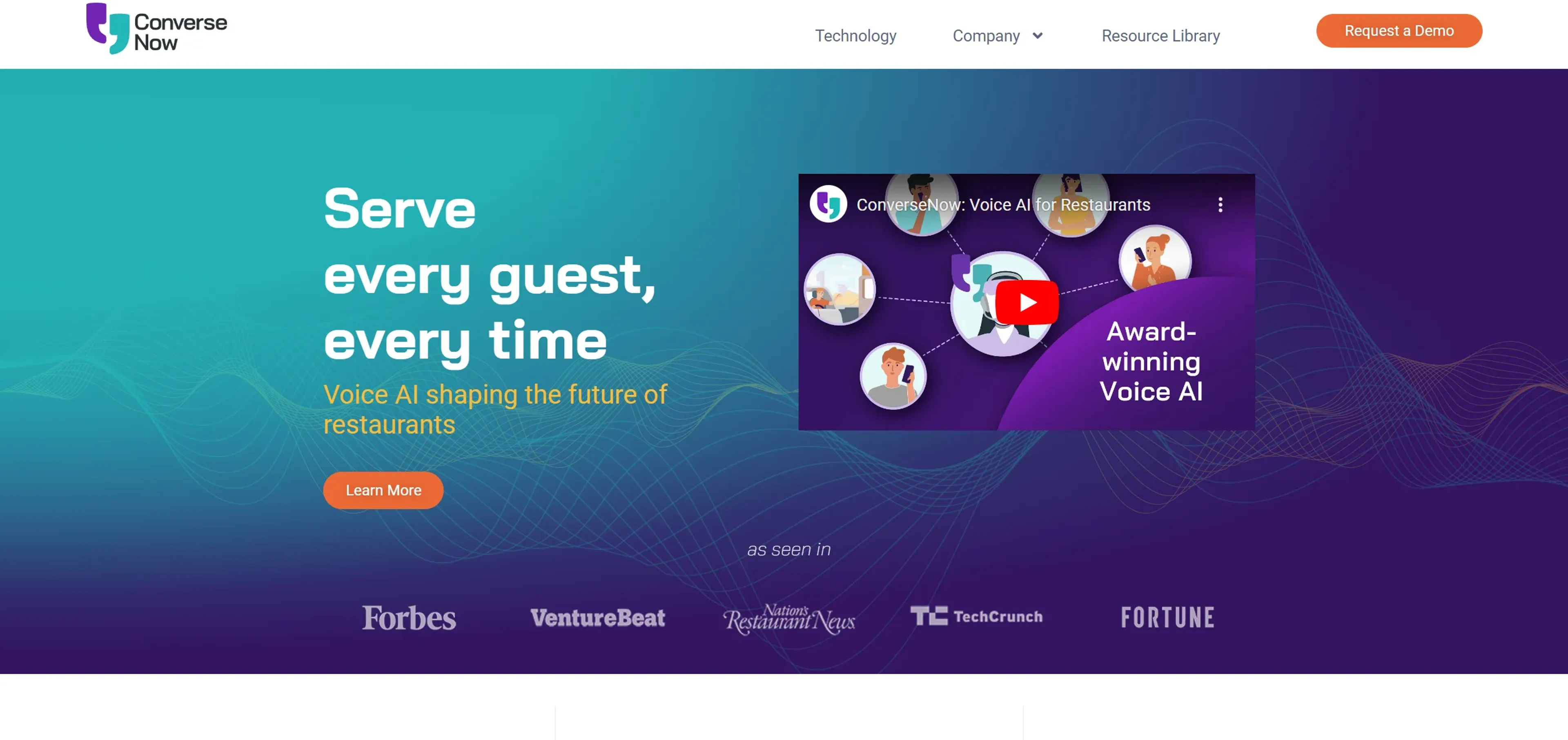 Image related to Converse Now, an AI chatbot for conversations and customer interactions.