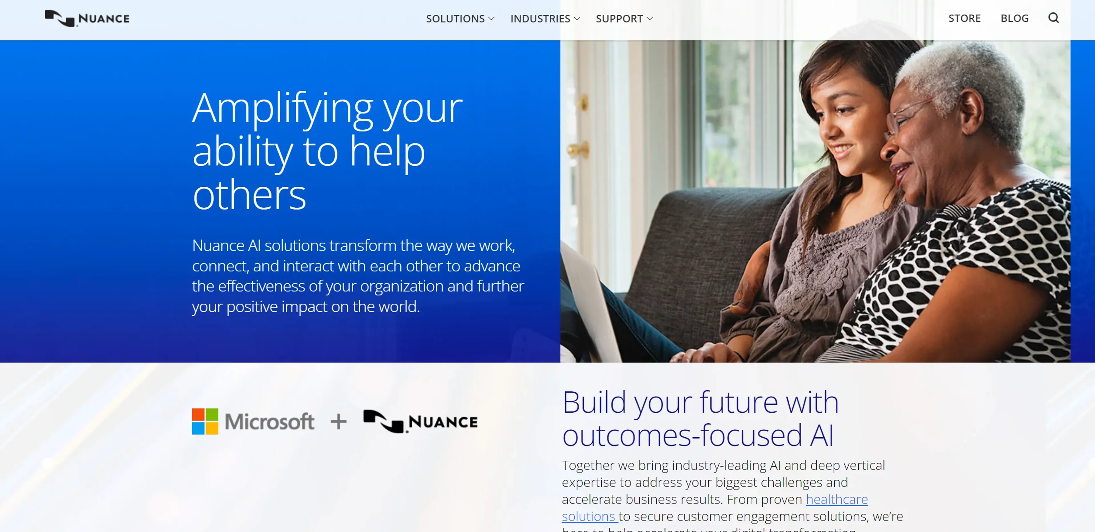 Image related to Nuance, an AI tool for health monitoring and wellness support.