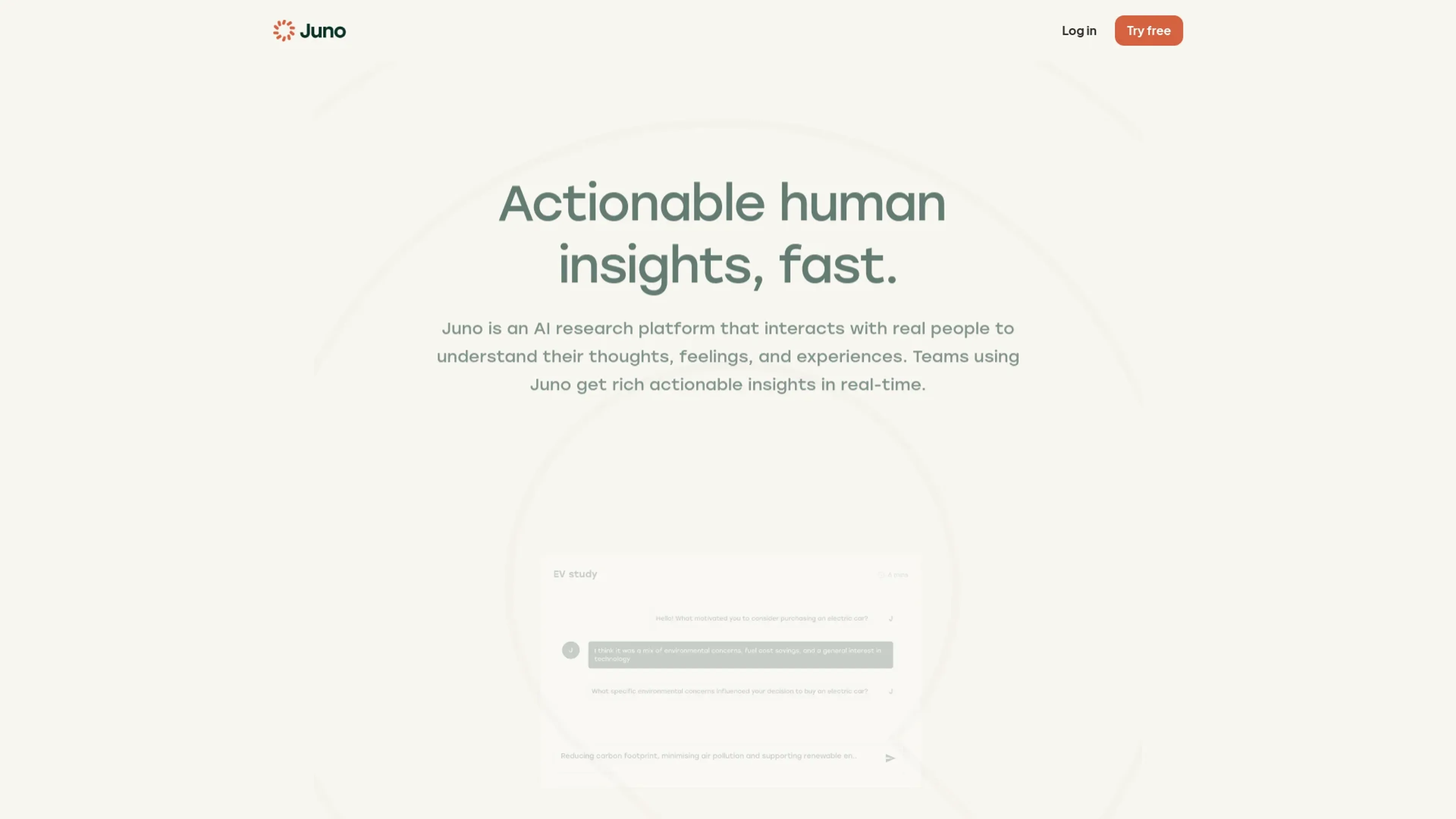 Image related to Juno Research, an AI tool for conducting and organizing research.