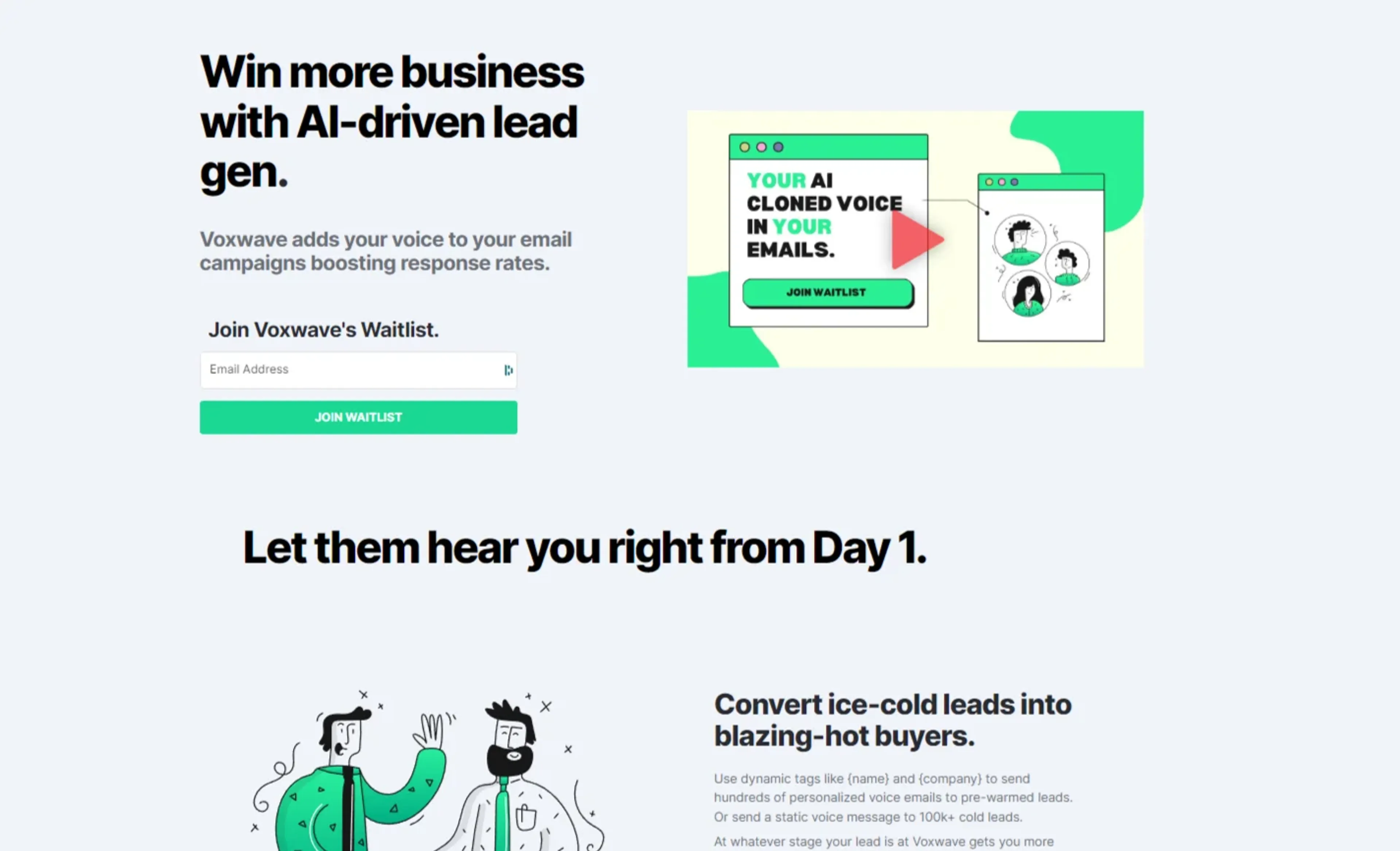 Image related to Voxwave AI, an AI tool for automating and optimizing marketing tasks.