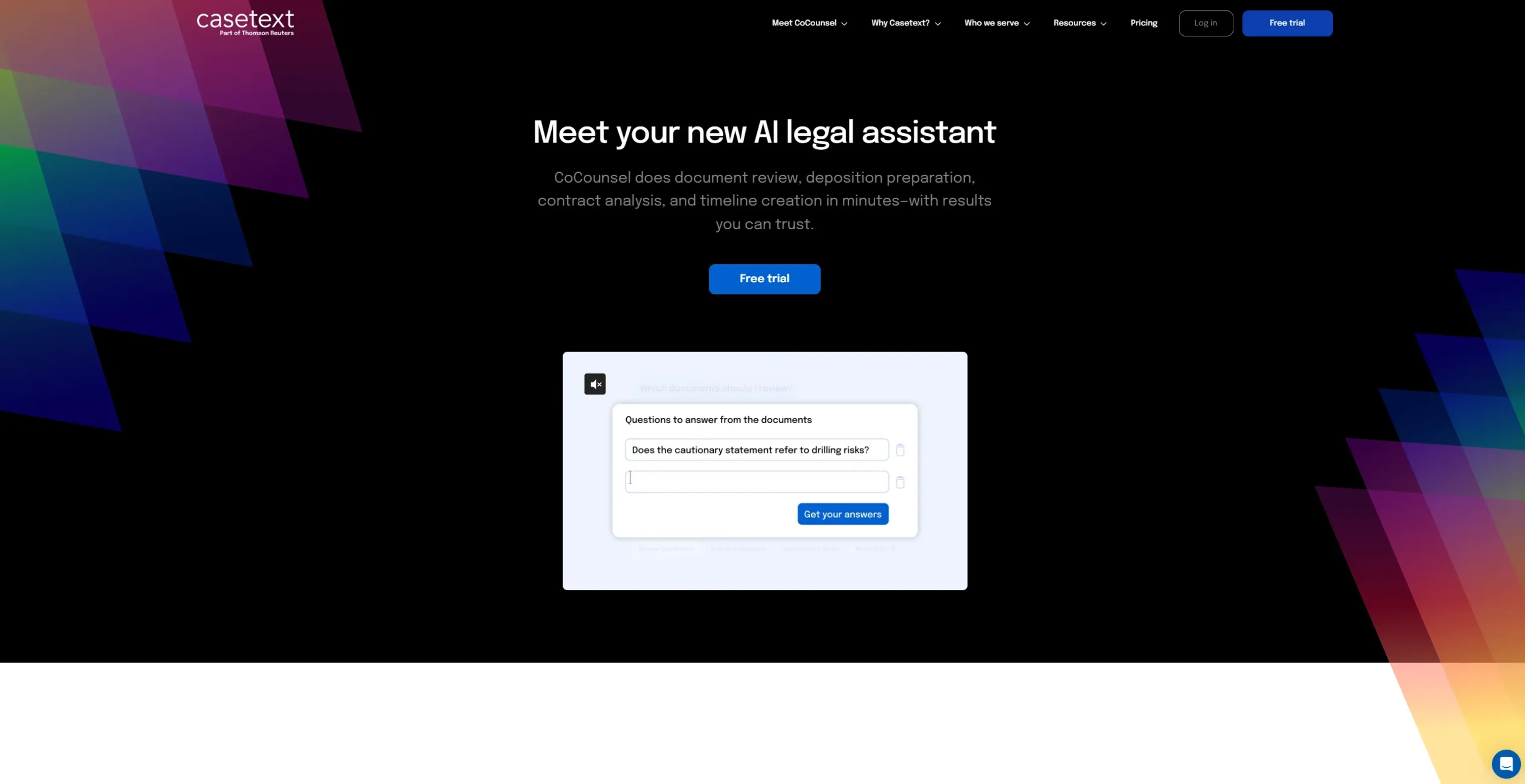 Image related to Casetext, an AI tool for assisting with legal documents and research.