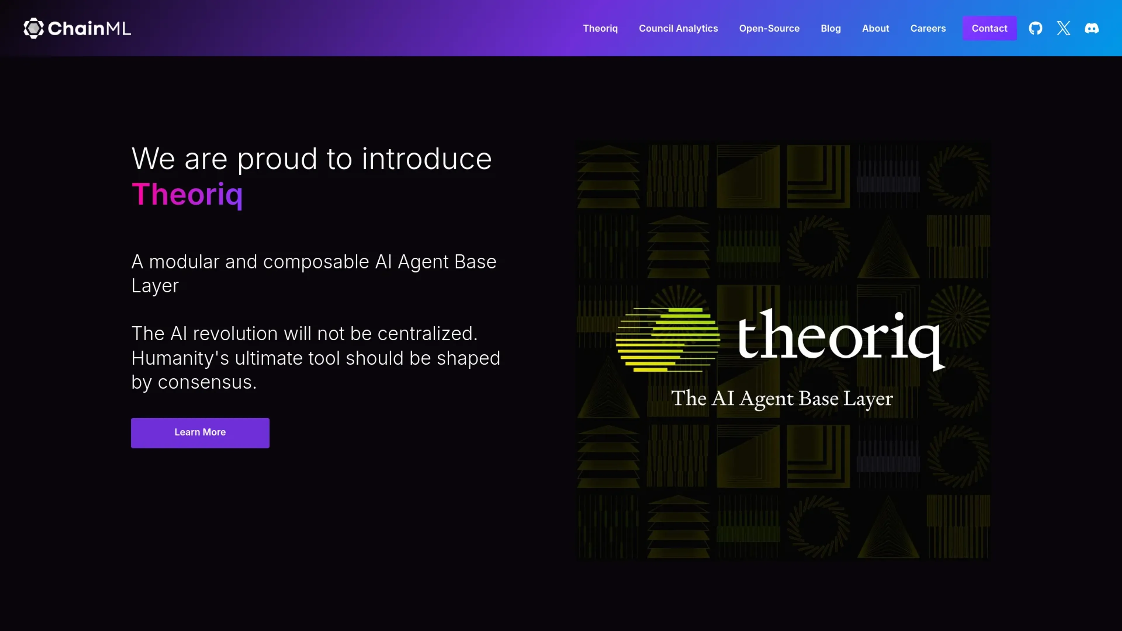 Image related to ChainML, an AI tool for building and deploying autonomous agents.
